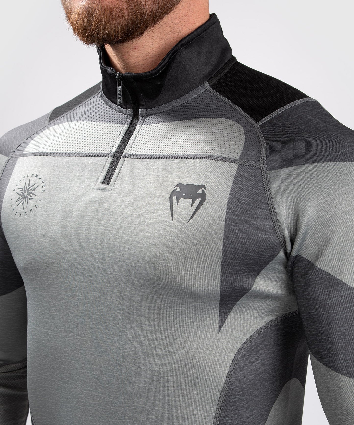 Venum Stone Dry Tech T-Shirt - Langarm - Mineralgrün