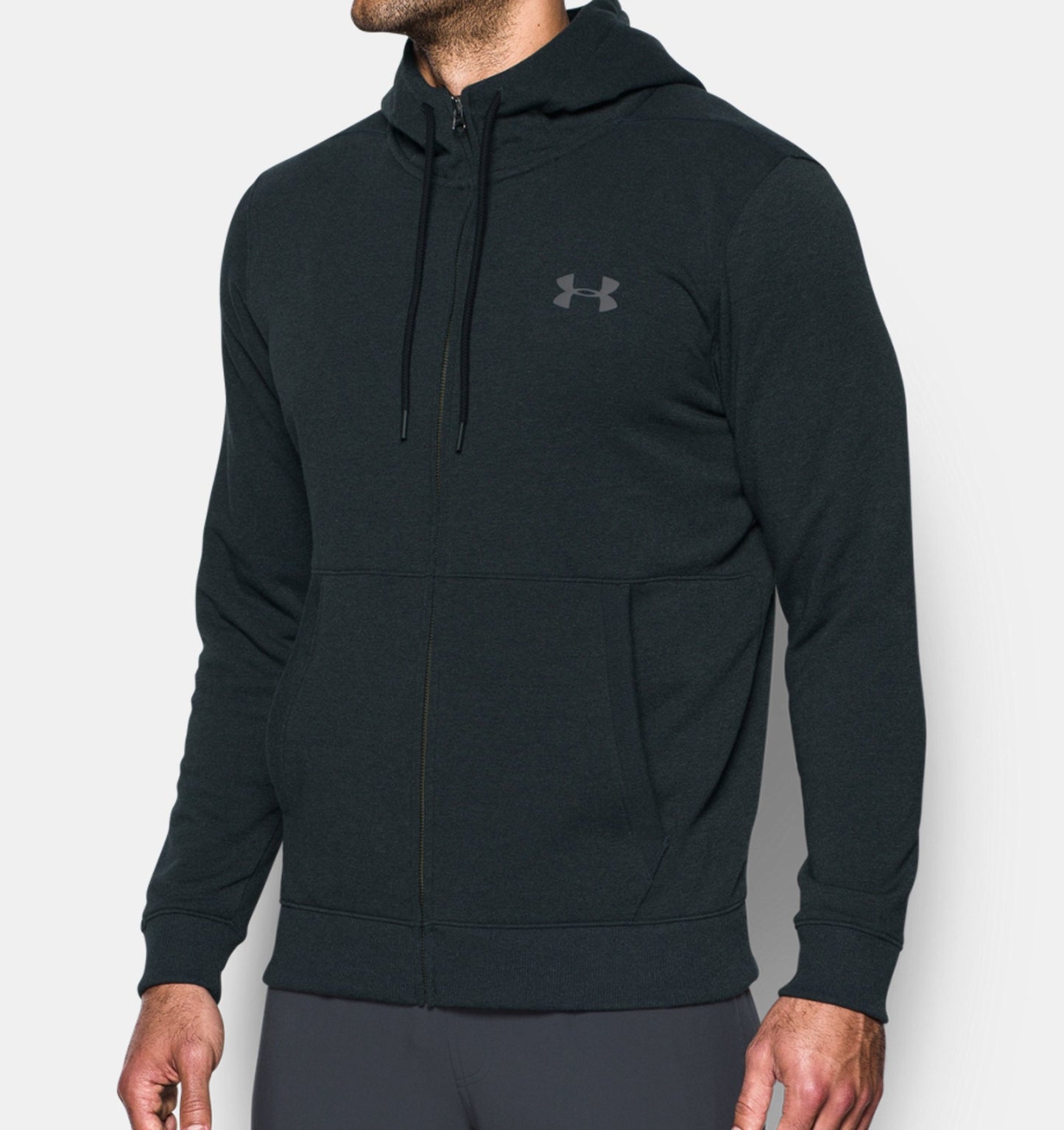 Under Armour Threadborne Kapuzenjacke – Dunkelblau/Grau