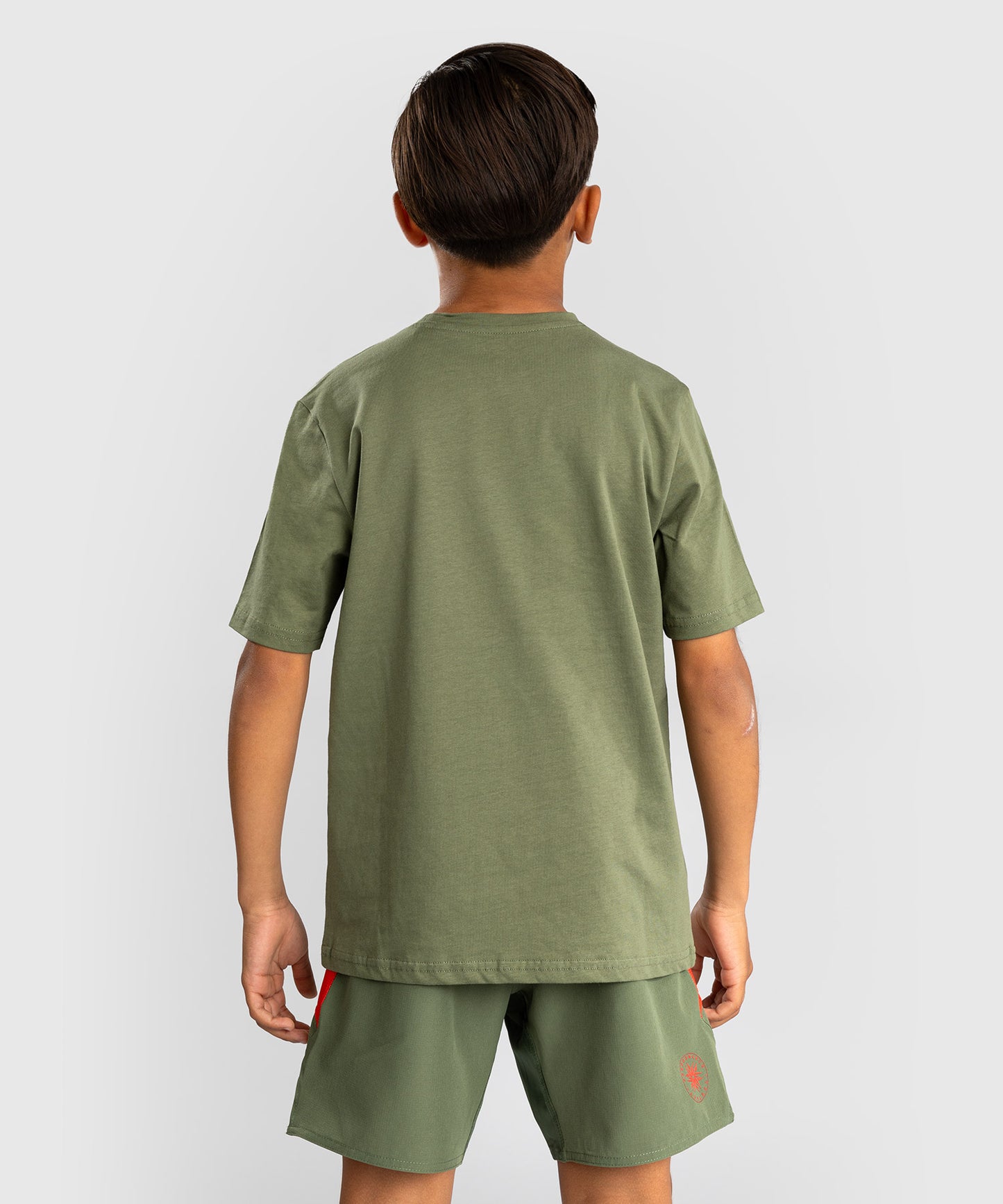 Venum Contender Kinder T-Shirt - Armeegrün/Orange