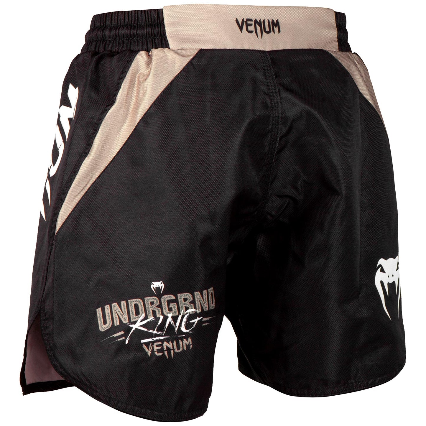 Venum Underground King kurze Fightshorts - Schwarz/Sand