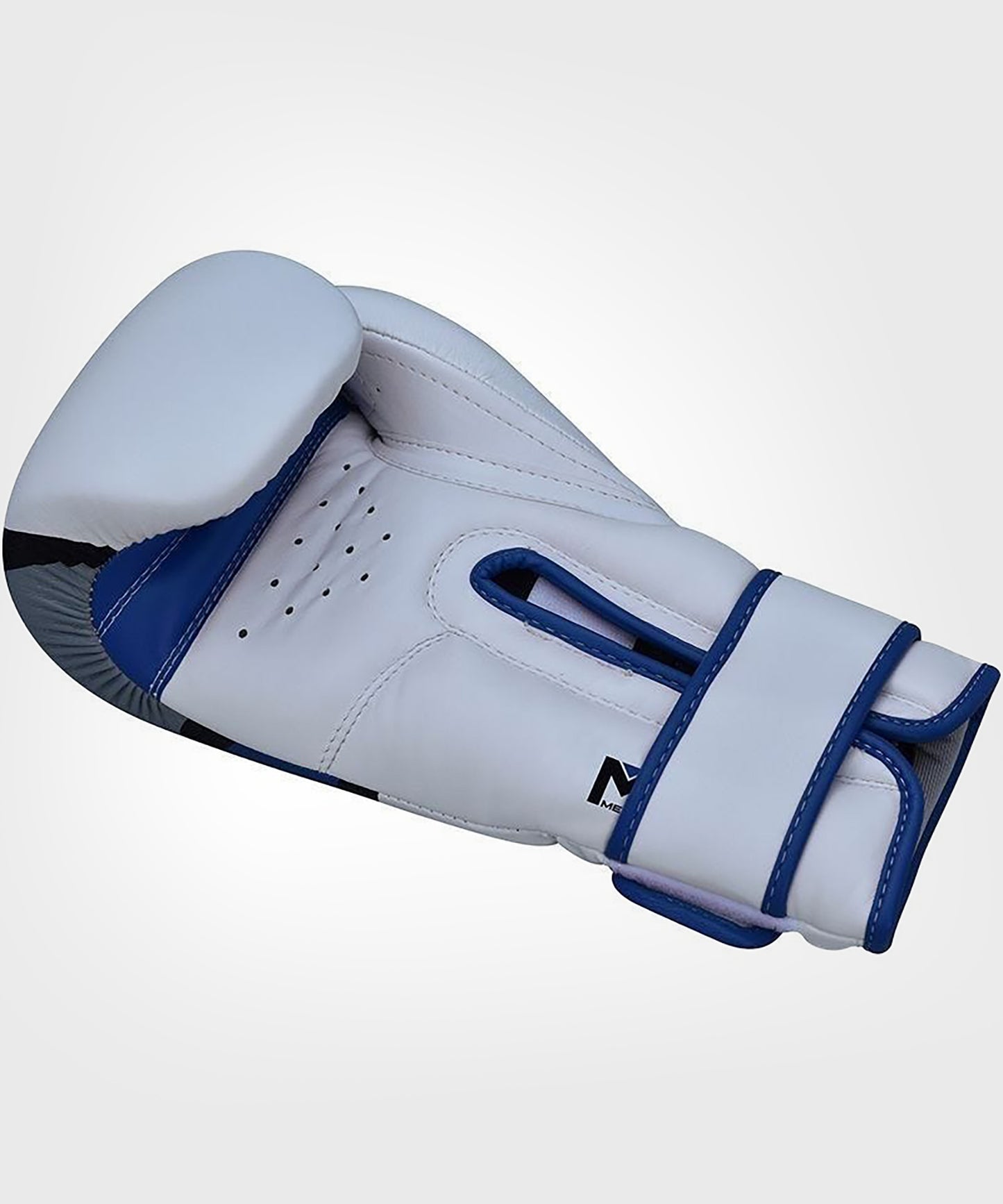 RDX Sports Quadro-Dome Boxhandschuhe - Weiß/Blau