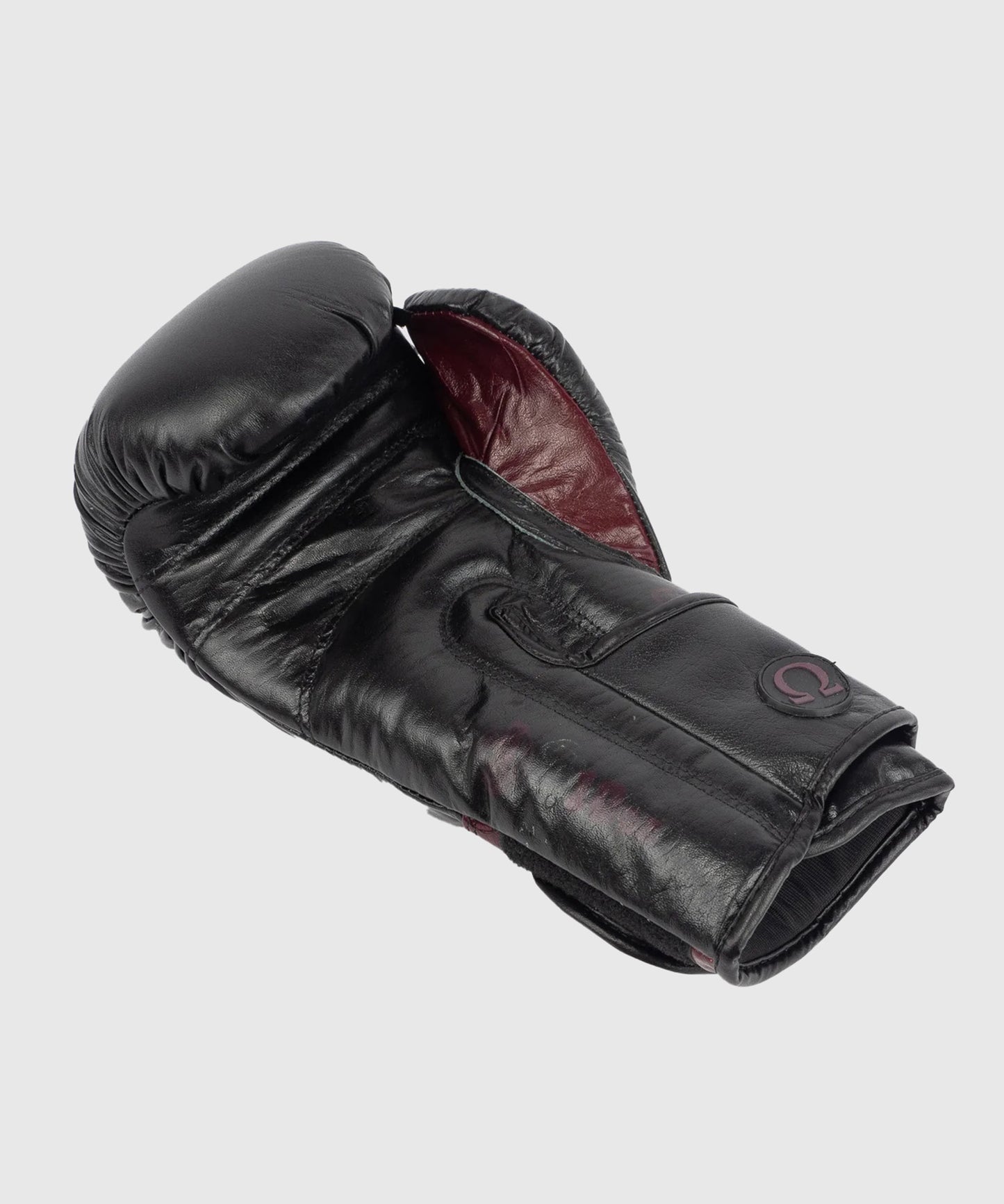 Gants de Metal Boxe Cuir Metal Omega - Noir/Bordeaux