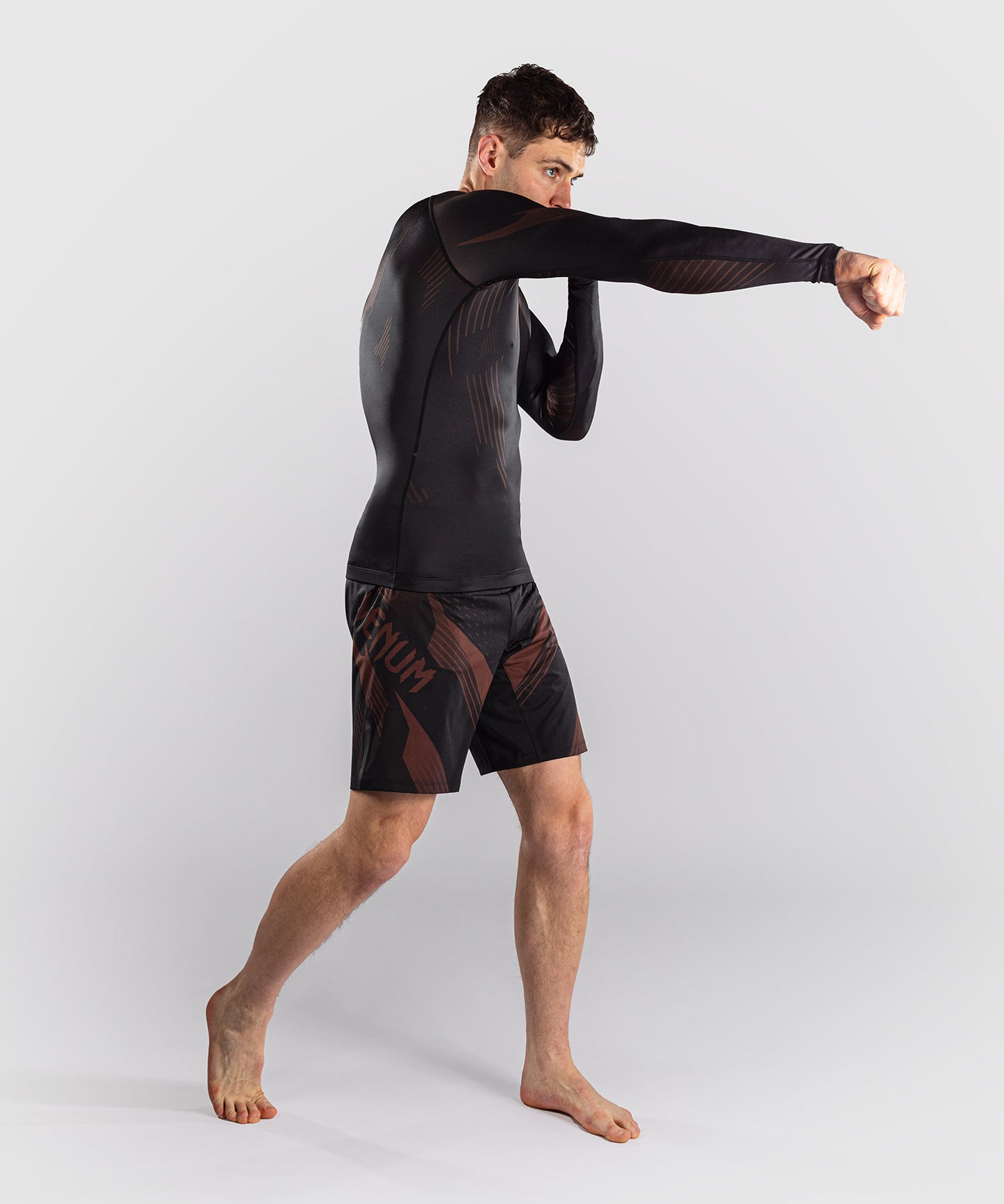 Venum No-Gi 6.0 Langarm Rashguard - Schwarz/Braun