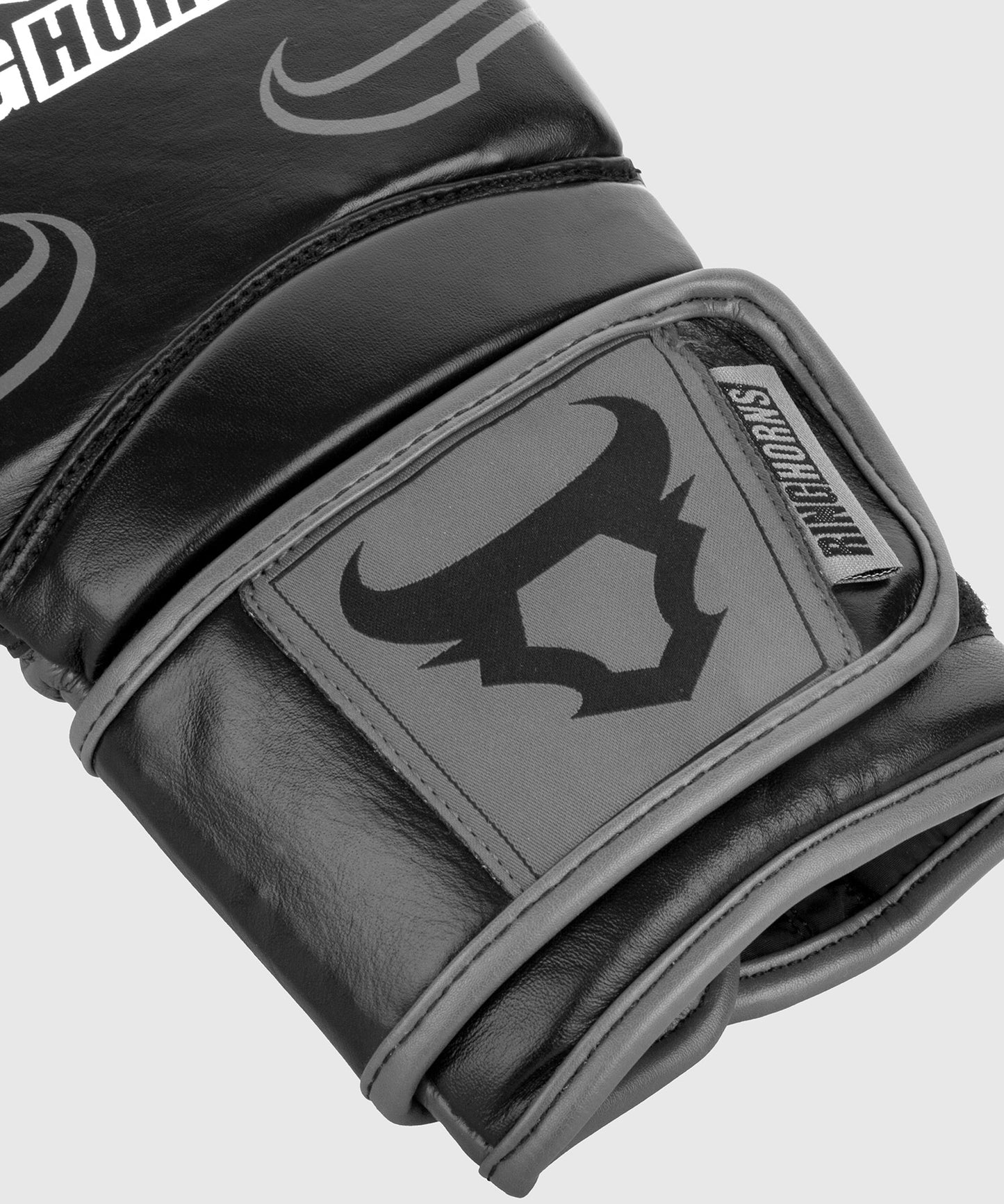 Ringhorns Destroyer Boxhandschuhe - Leder - Schwarz/Grau