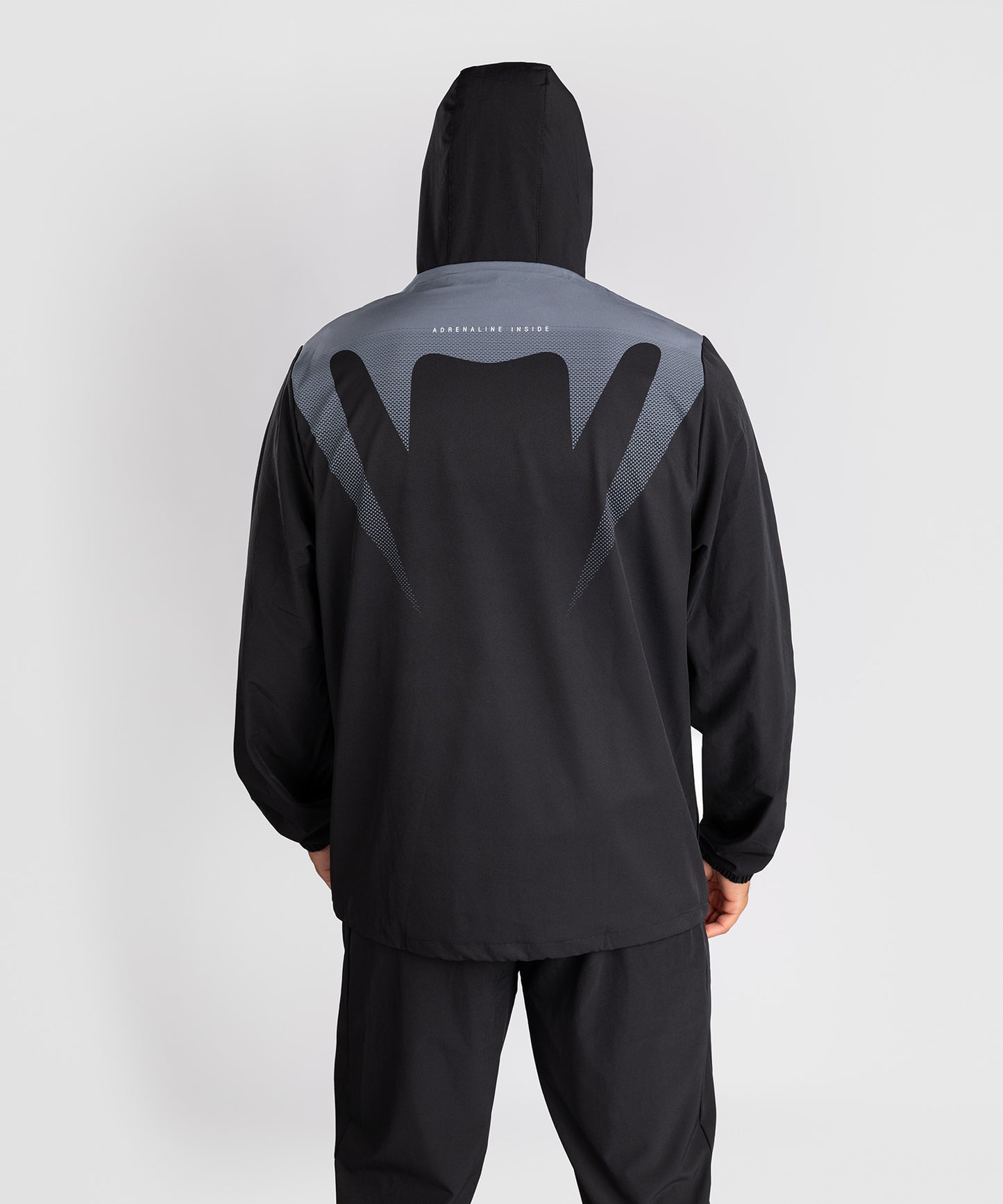 Venum Adrenaline Trainingsjacke – Schwarz/Silbergrau