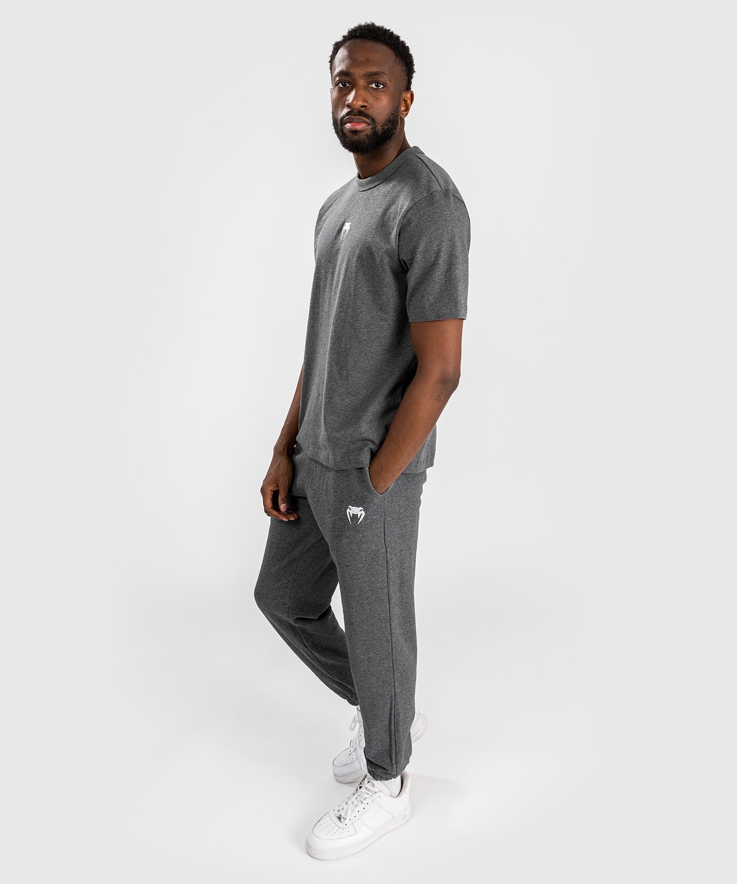 Venum Vortex XL Herren T-Shirt - Dunkelgrau Meliert