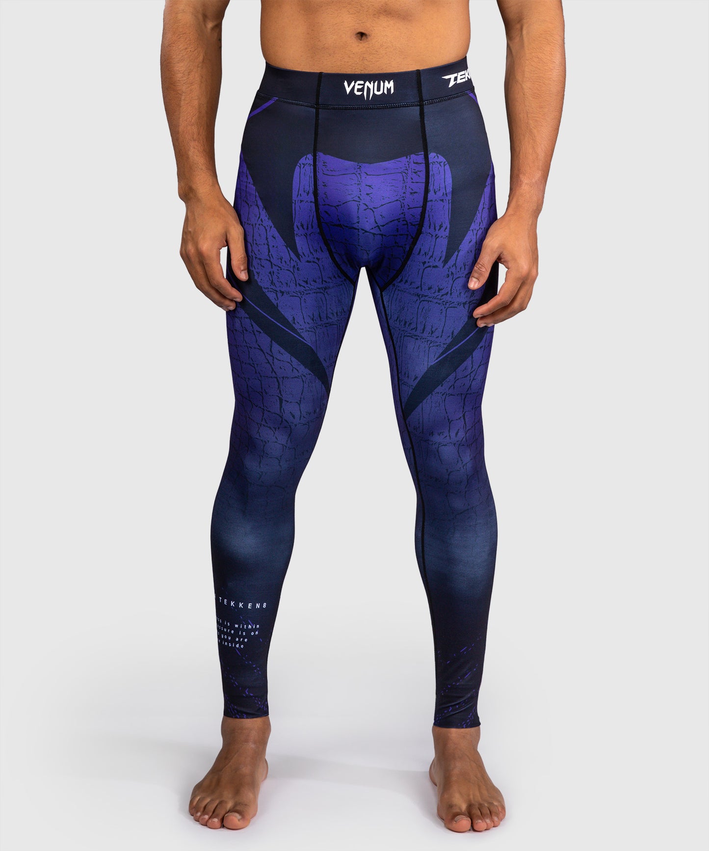 Pantalon de Compression Kazuya Venum x TEKKEN 8 - Noir/Bleu