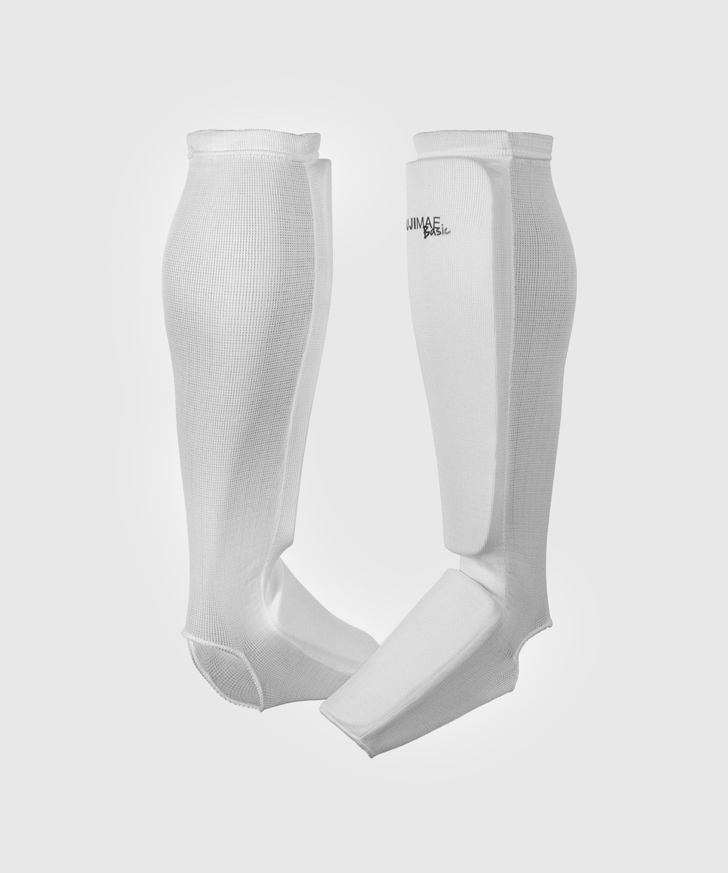 FUJIMAE Textiles Basic Espinilleras y Protectores de Pies – Blanco