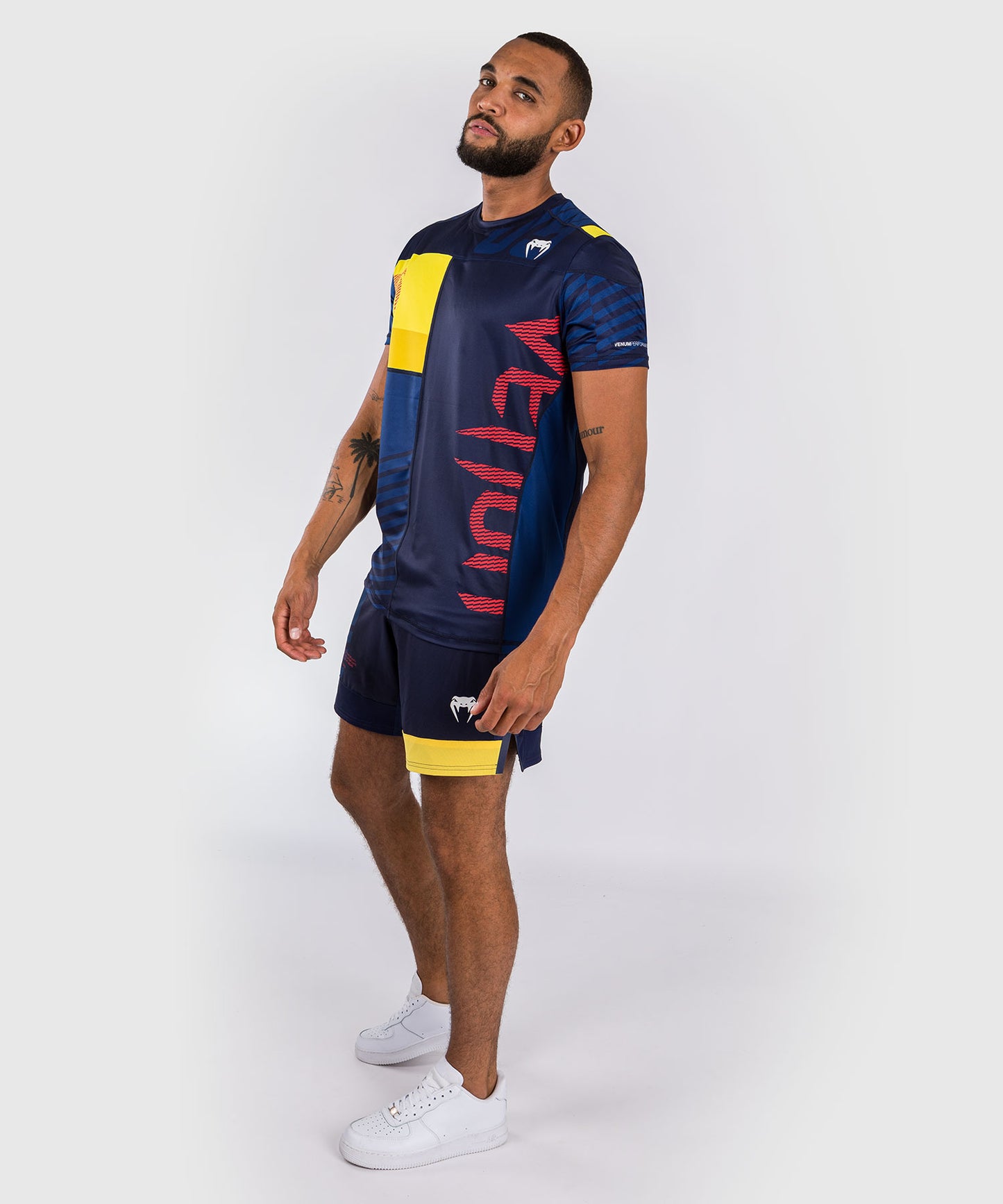 Venum Sport 05 Dry Tech Camiseta - Azul/Amarillo