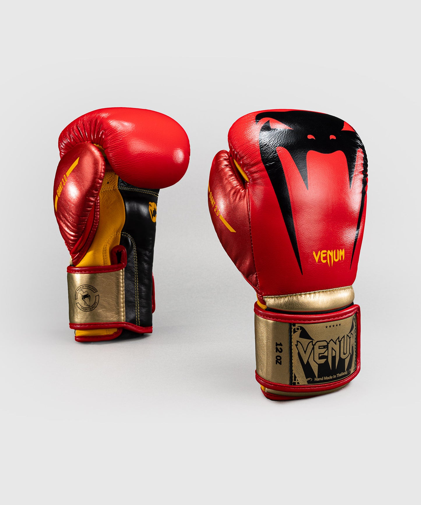 Gants de boxe Venum Giant 3.0 - Rouge/Jaune/Doré