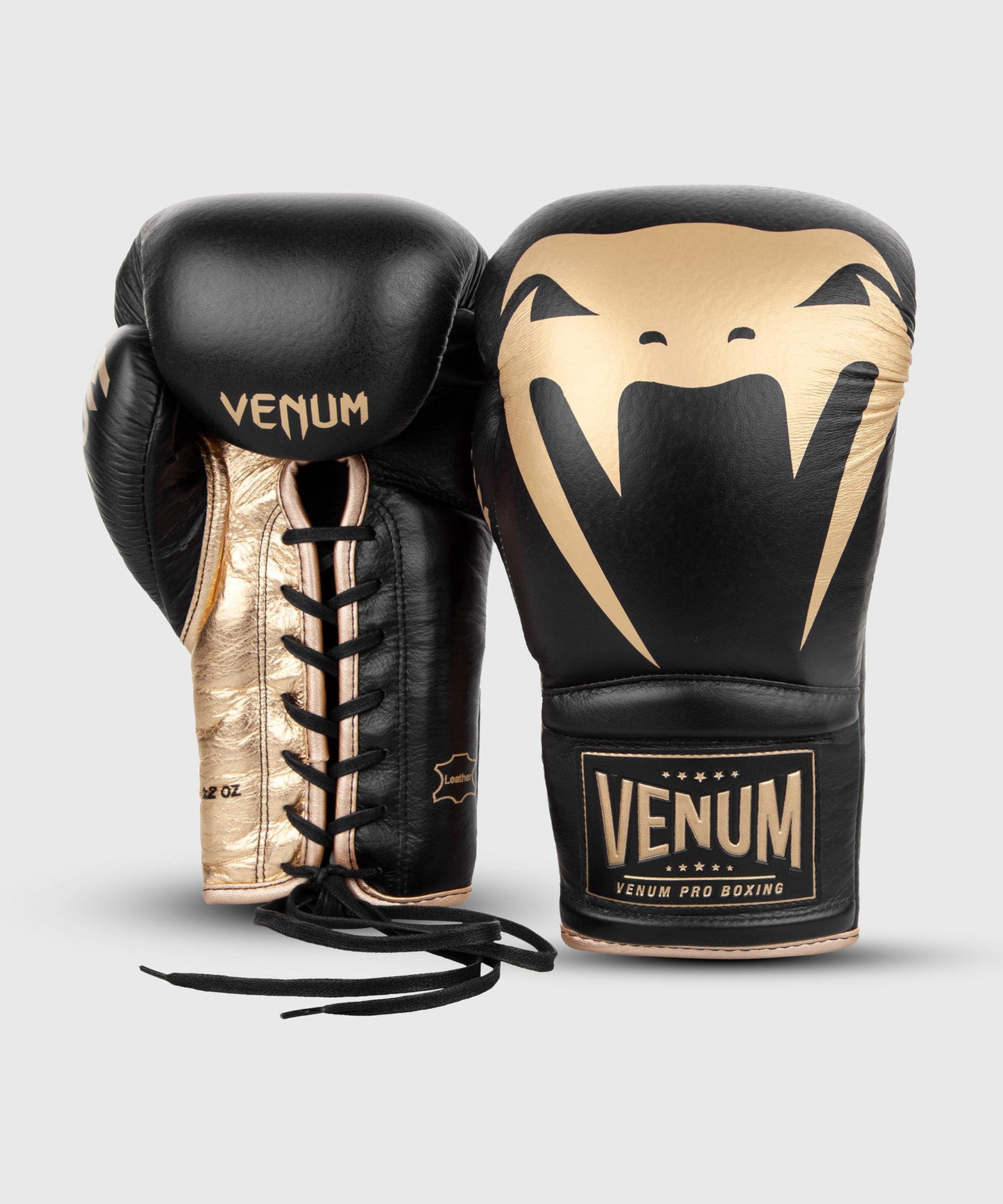 Gants de boxe à lacets Venum Giant 2.0 Pro - Noir/Or