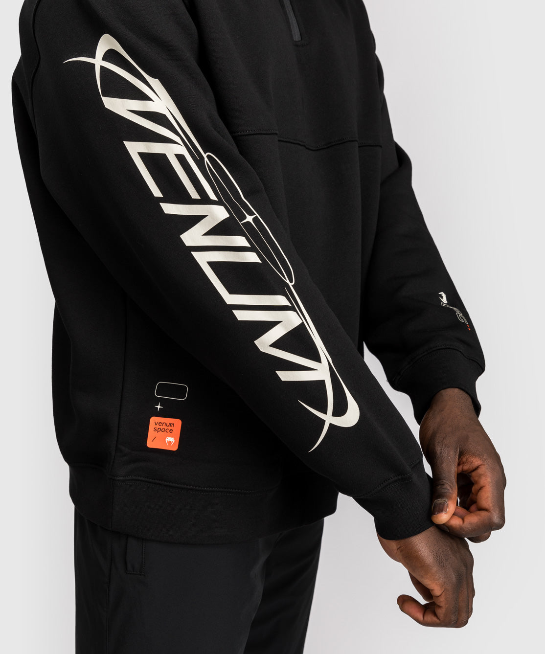 Venum Eclipse Felpa Mezza Zip – Nero/Avorio