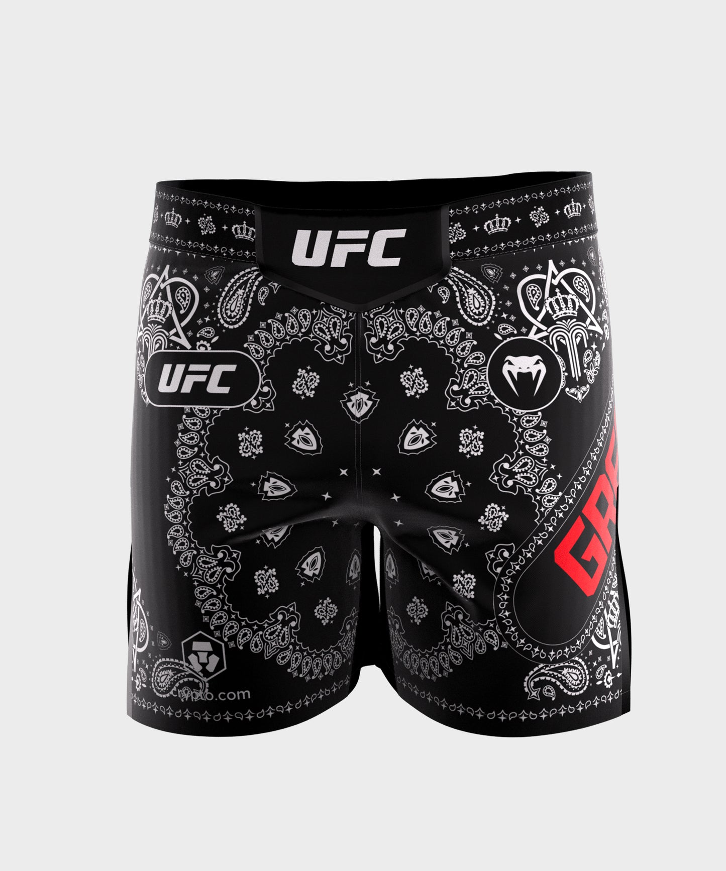 Men’s UFC Adrenaline Unrivaled by VENUM Black King Green Short Fit Fight Short