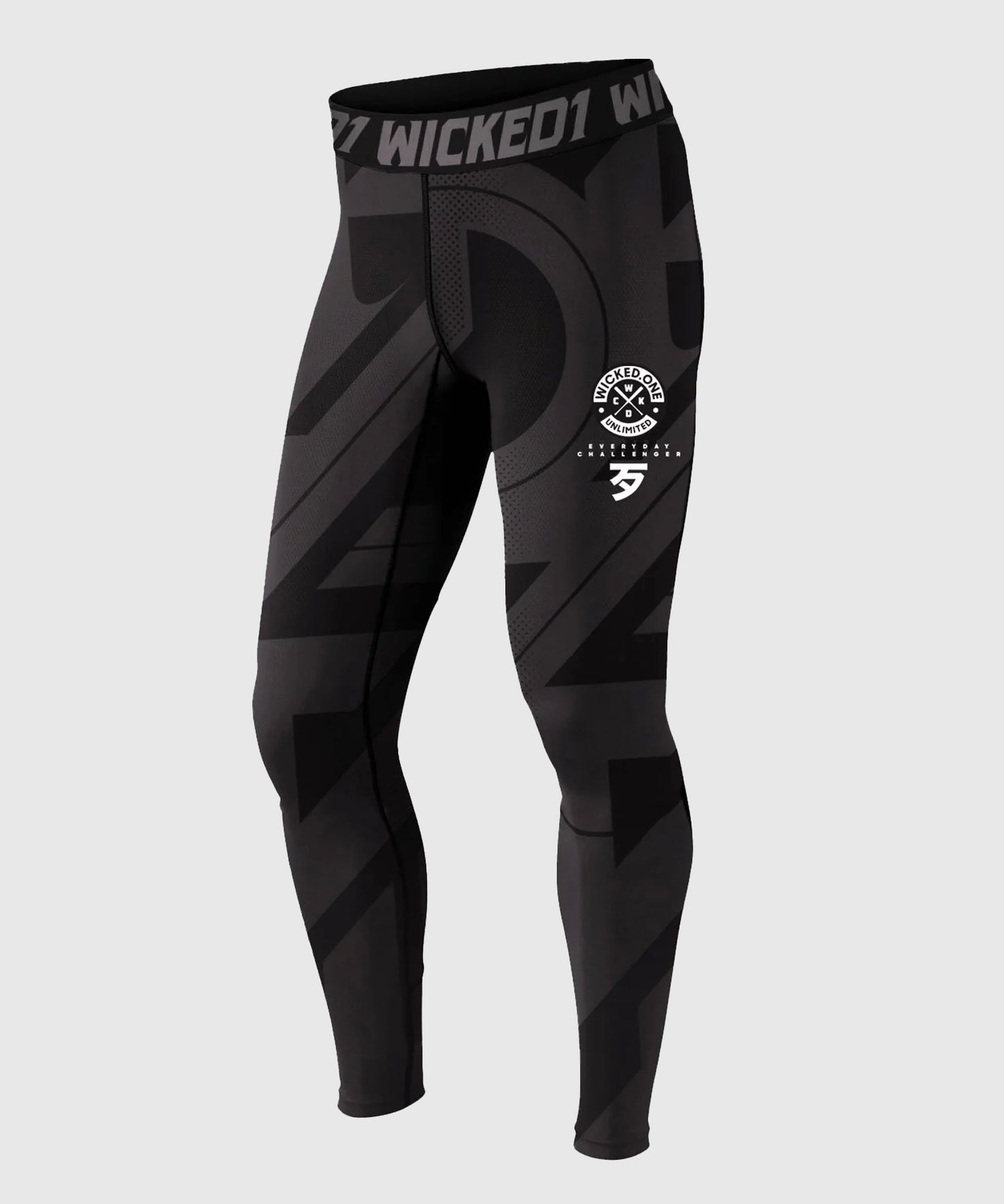 Wicked One Outsiderz Pantalones de Compresión - Negro