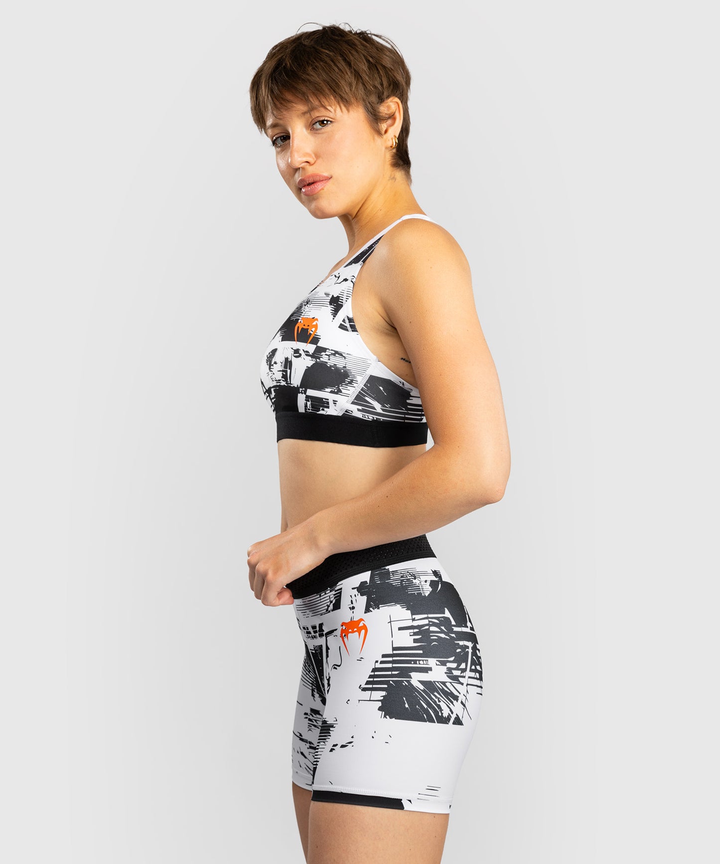Short de compression Performance Femme UFC Zenith by Venum Authentic Fight Week - Blanc
