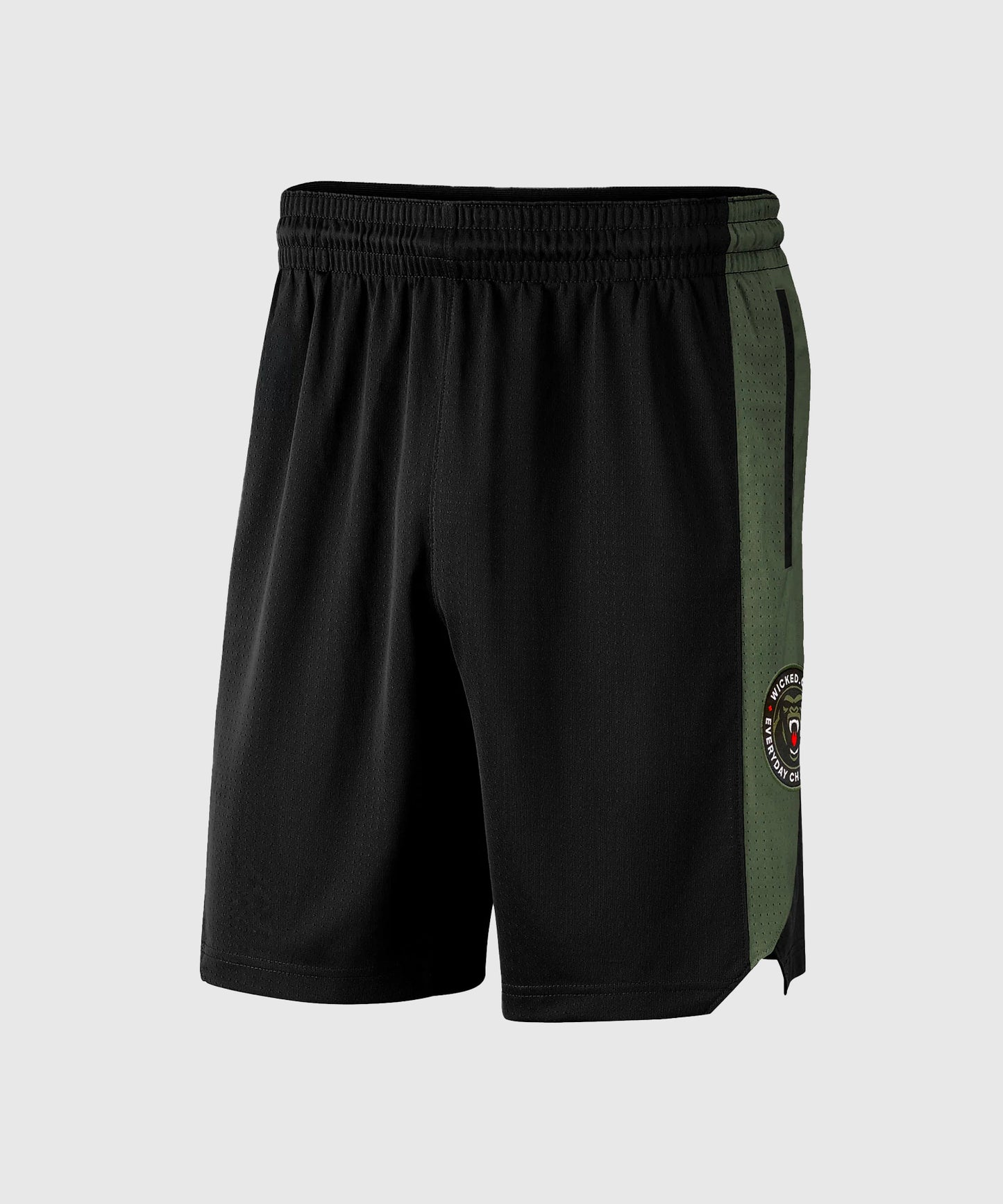 Wicked One Whacks MMA Shorts - Schwarz/Khaki