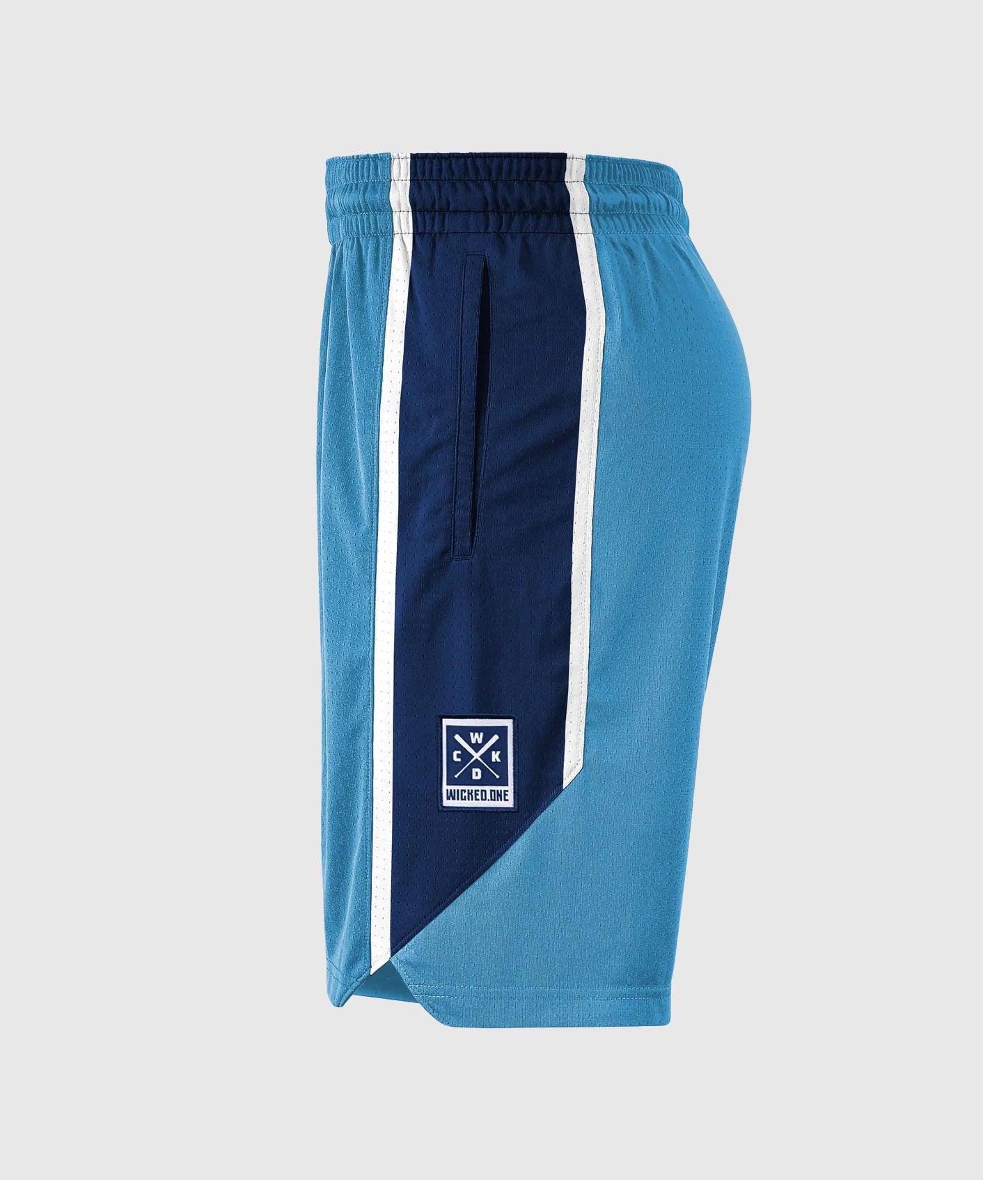 Wicked One Frontlines Shorts - Hellblau