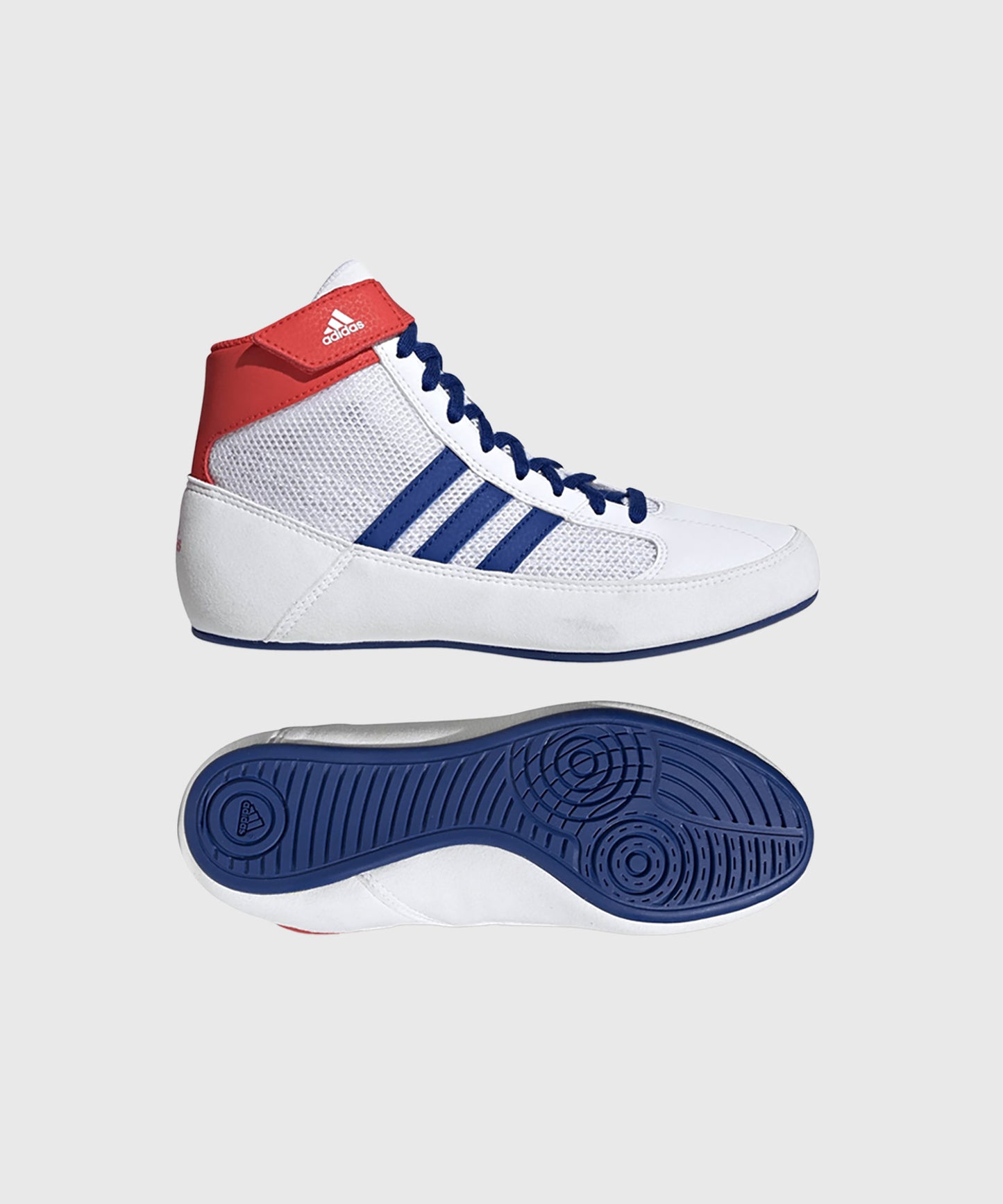 Adidas Havoc Calzado de Lucha para Niños - Blanco/Azul