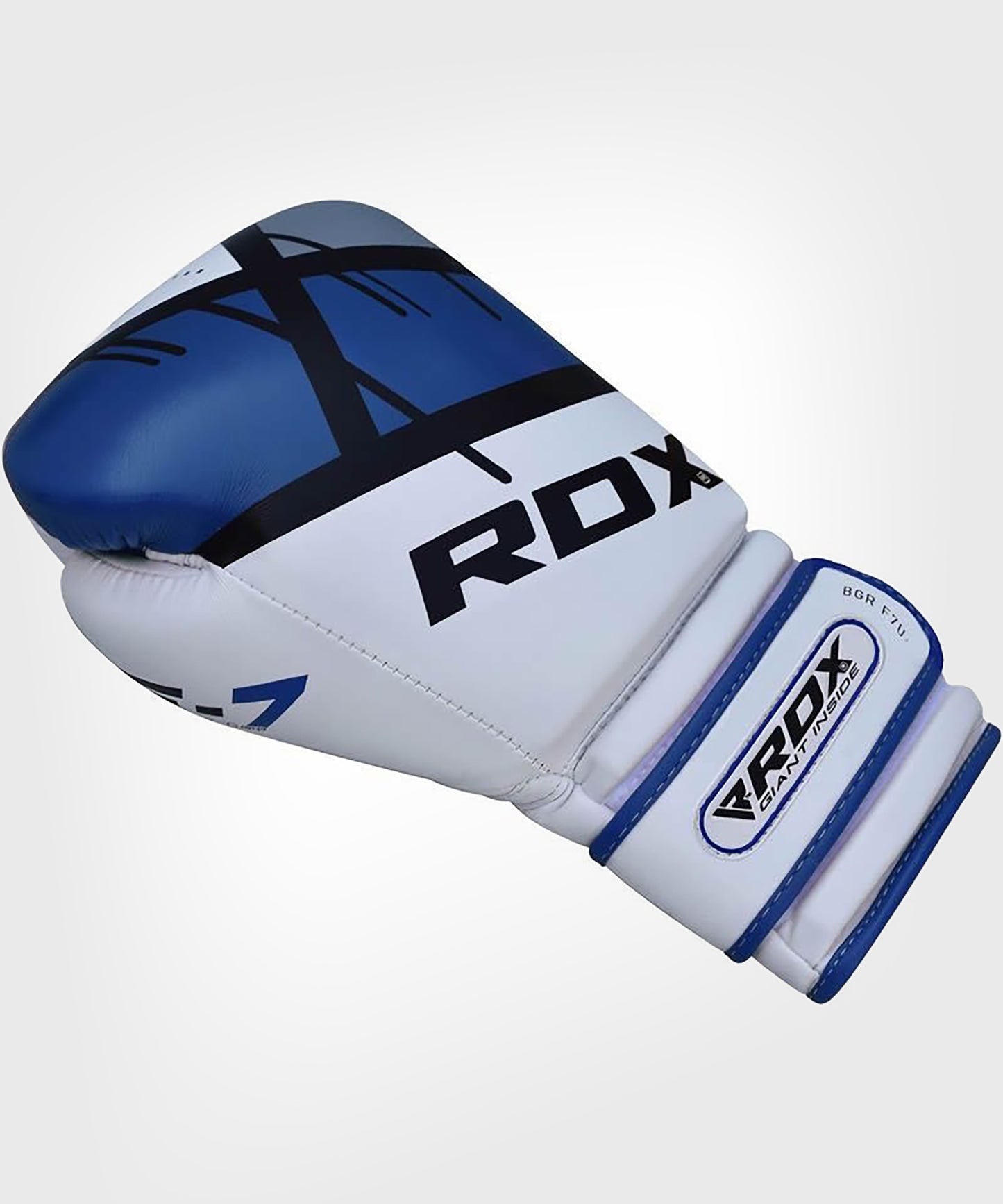 RDX Sports Quadro-Dome Boxhandschuhe - Weiß/Blau