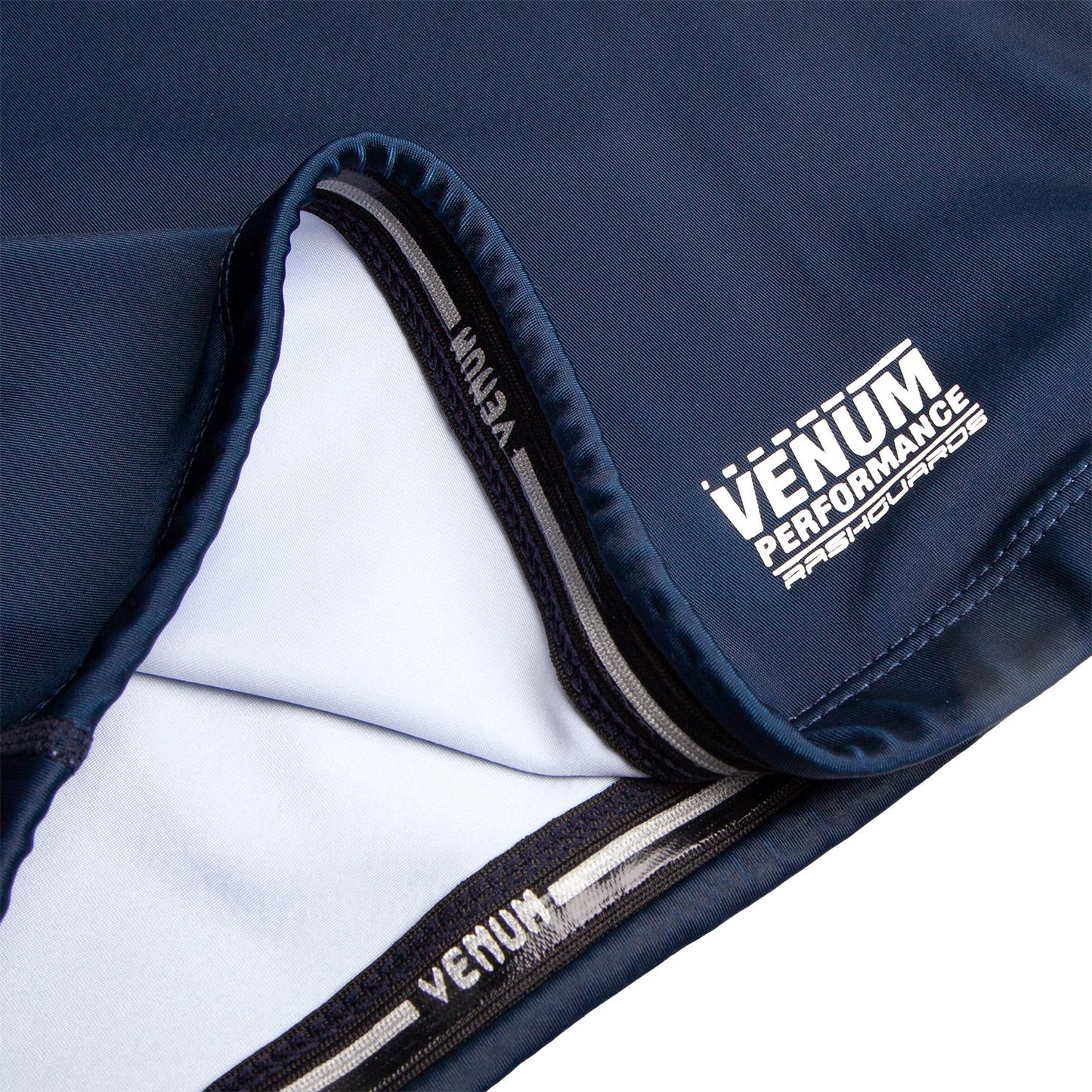 Signature Rashguard Kurzarm - Marineblau/Weiß