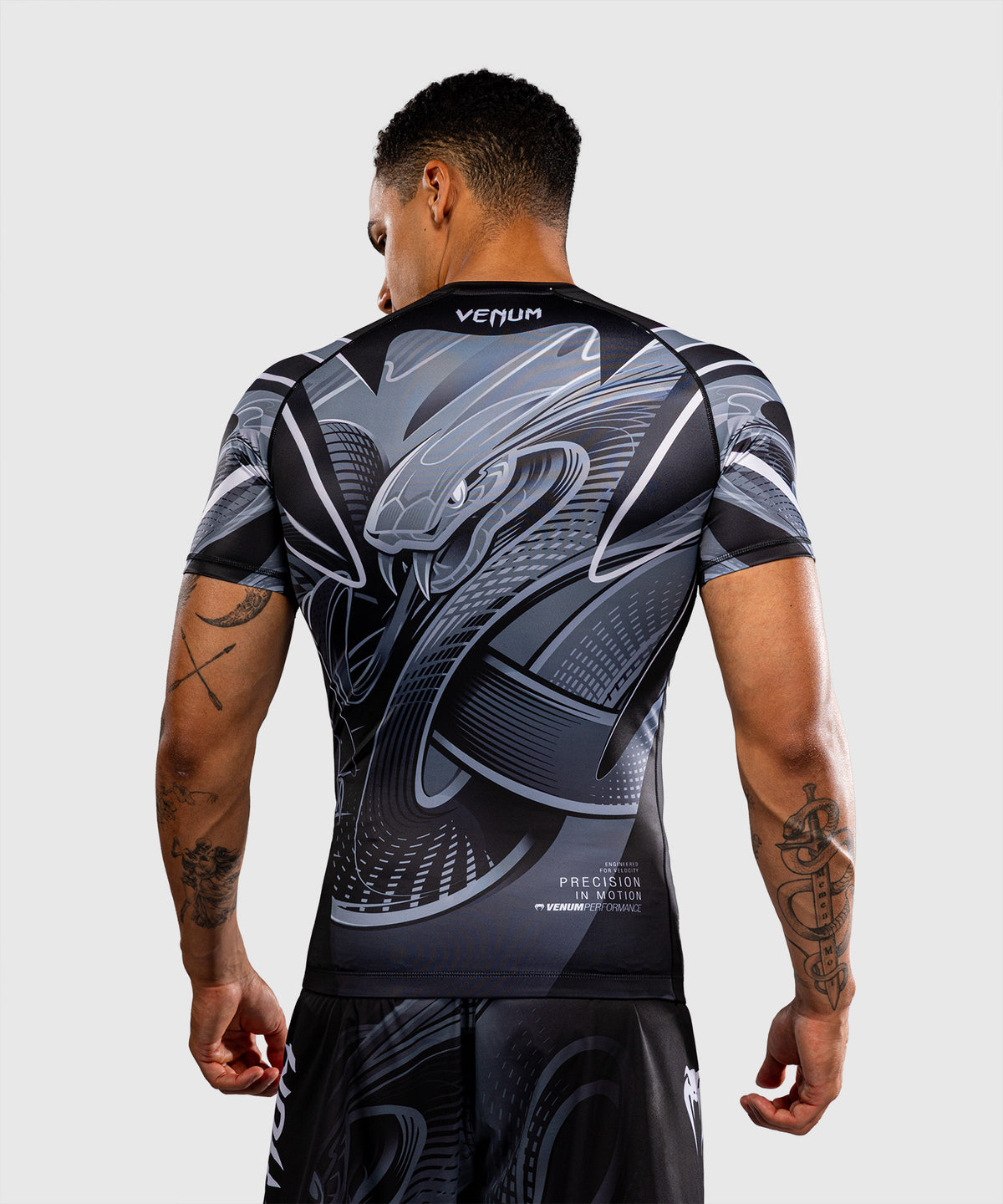 Rashguard manches courtes Venum Crimson Viper 2.0 - Noir/Gris