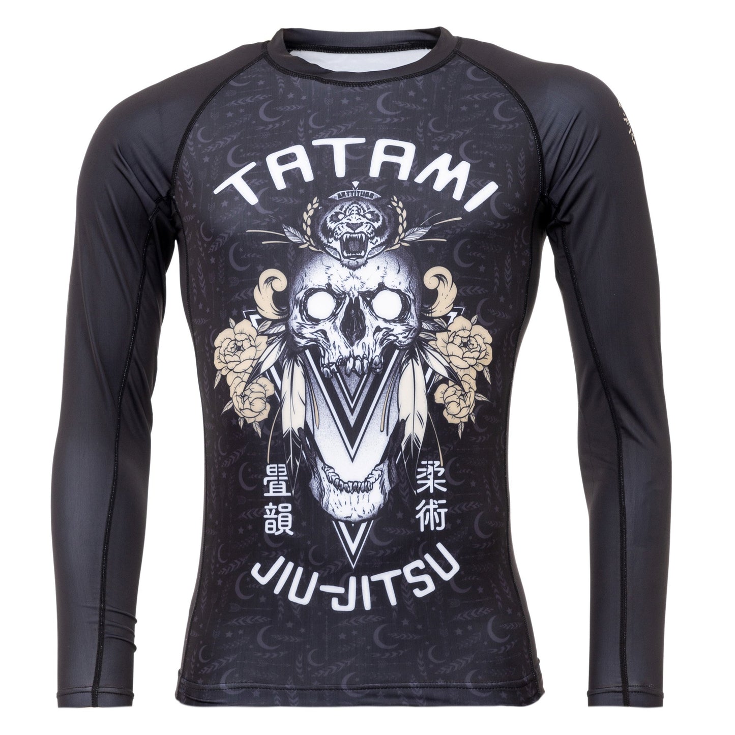 Tatami Fightwear Totem Eco Tech Recycled Long Sleeve Compression T-shirt - Black/White