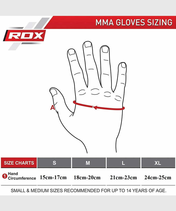 RDX Sports T6 MMA-Sparring-Handschuhe - Gelb
