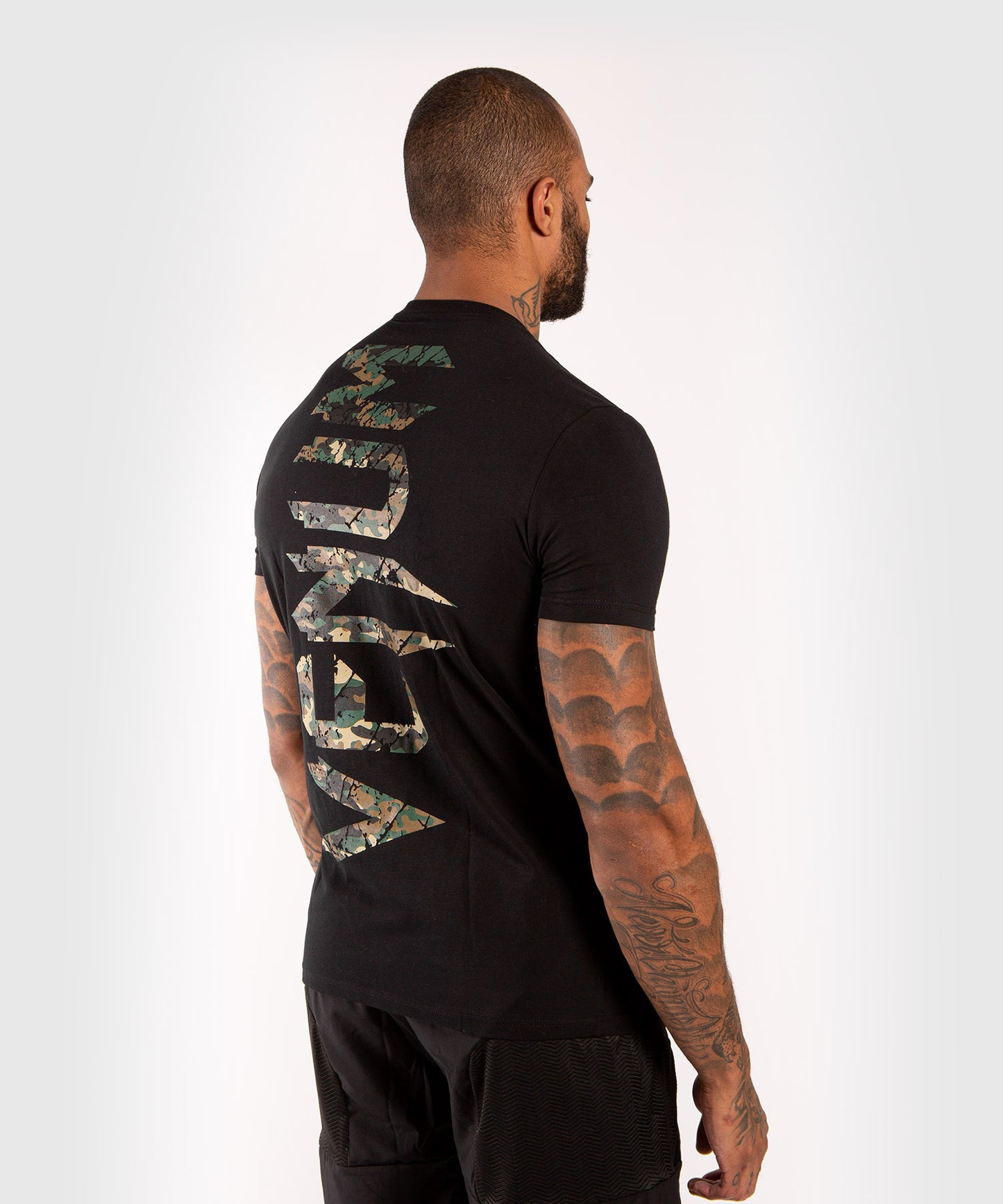 Venum Original Giant T-Shirt - Schwarz/Wald-Camo