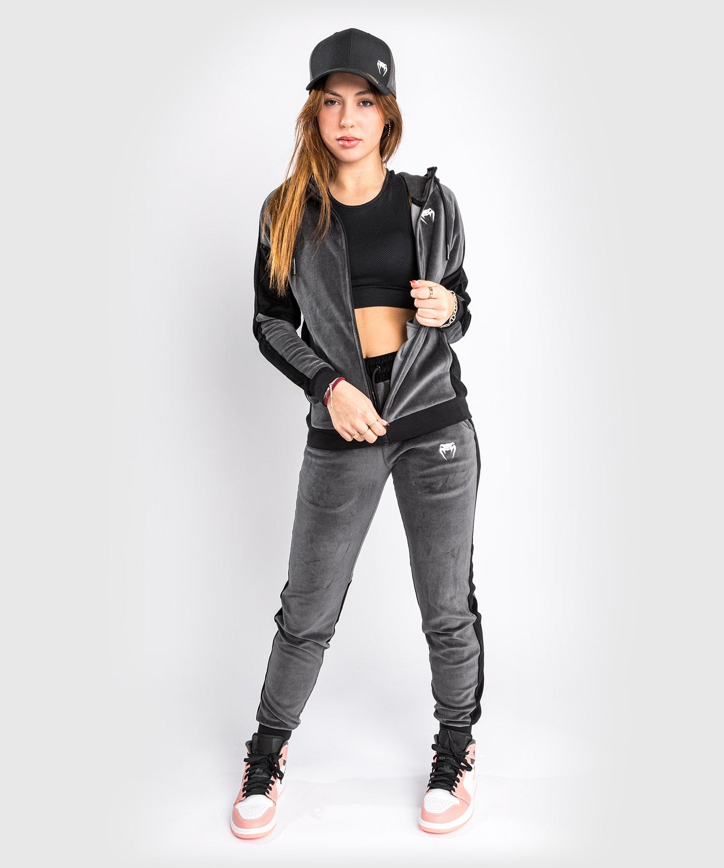 Venum Camoline 2.0 Velvet Joggers Jogginghose - Damen - Grau Schwarz