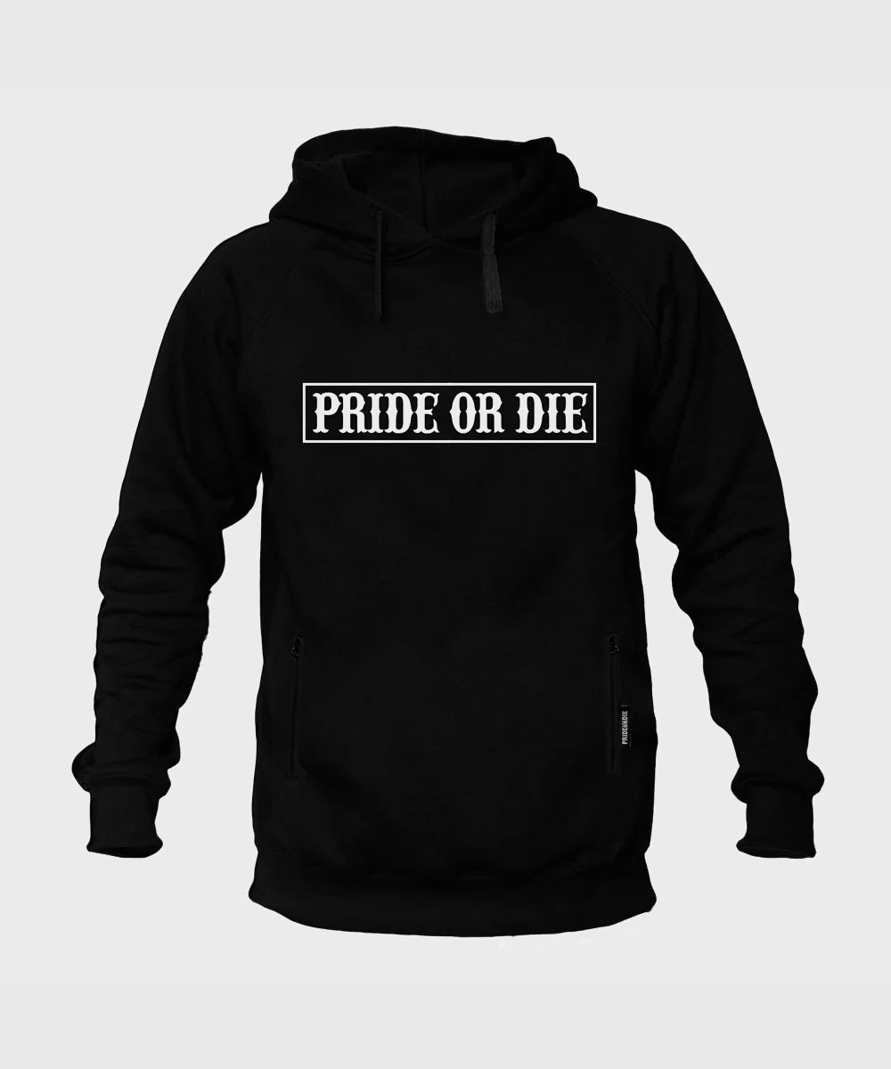Pride Or Die Fight Club Felpa con Cappuccio - Nero