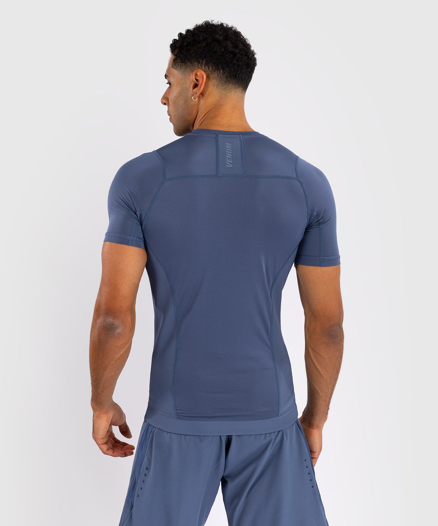 Venum G-Fit Air Men's Short Sleeve Rashguard - Foggy Blue