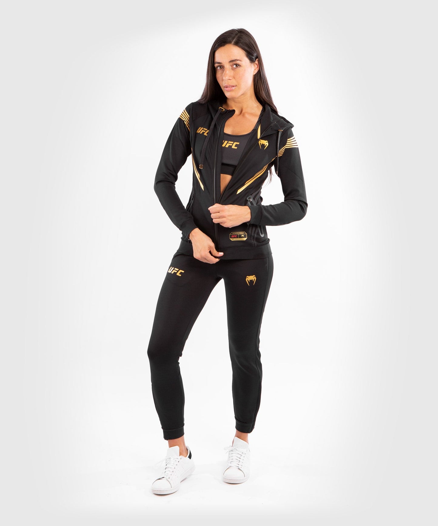 Frauen UFC Venum Authentic Fight Night Kapuzen-Sweatshirt - - Champion