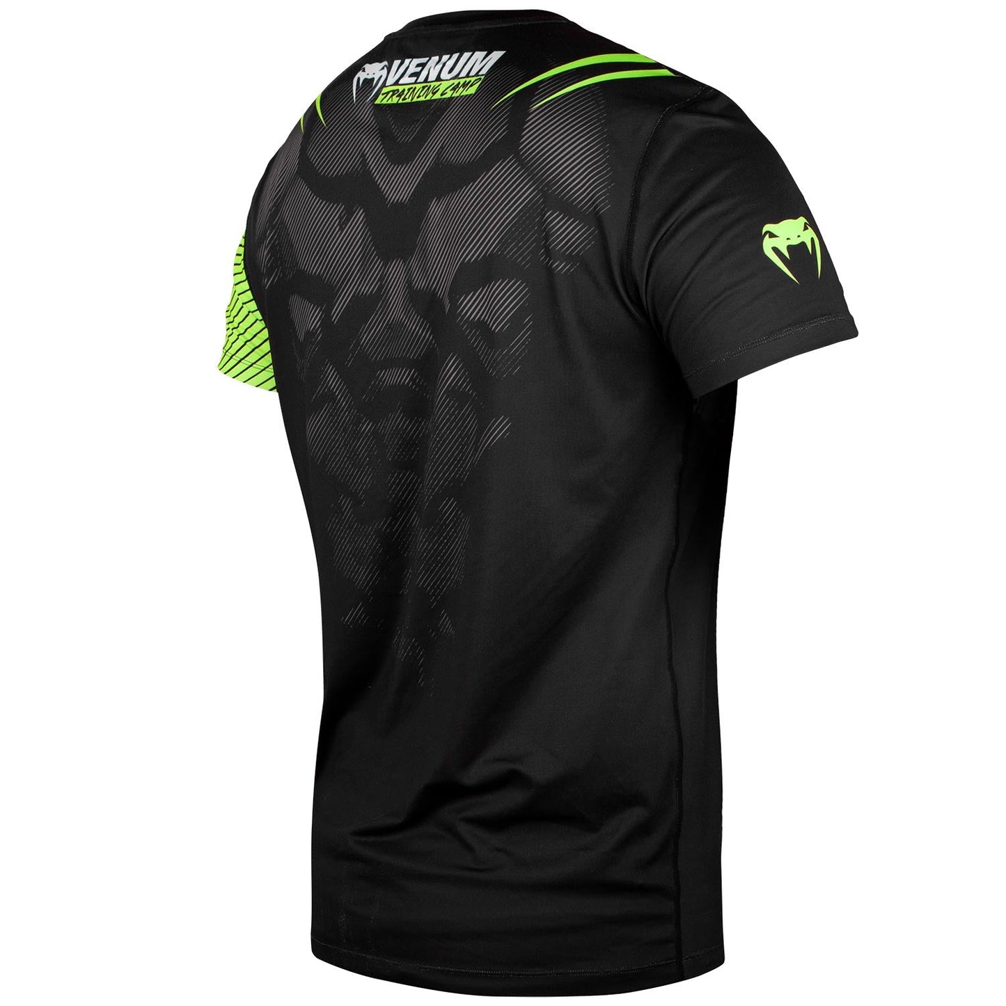 Dry Tech Venum Training Camp 2.0 T-shirt - Black/Fluorescent yellow - Exclusive