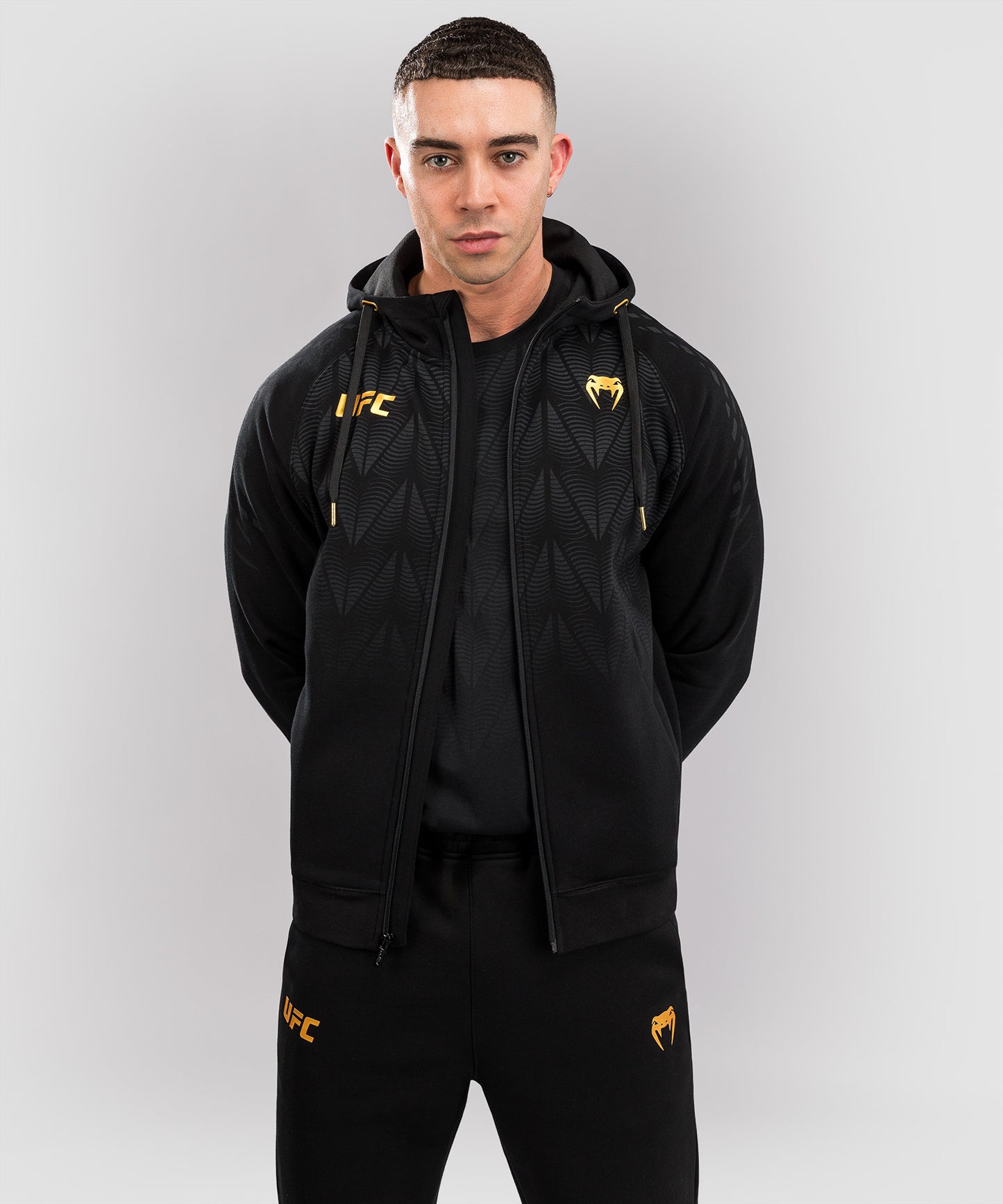 Sweat à capuche zippé Homme UFC Zenith by Venum Replica - Champion