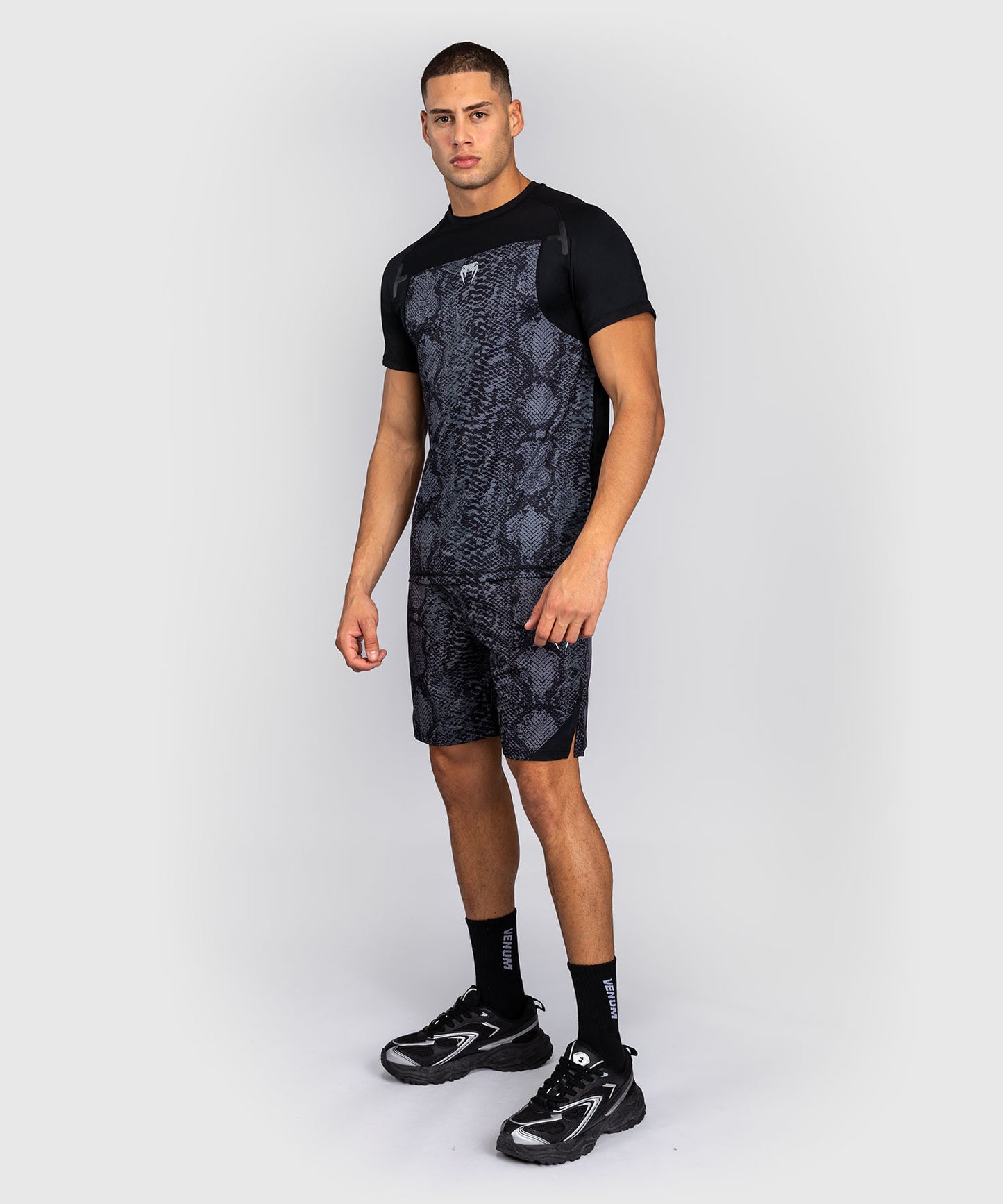 T-shirt Dry Tech Venum G-Fit Scales – Noir/Gris Charbon