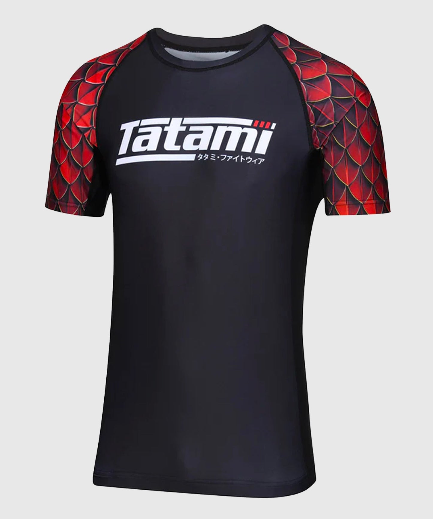 Tatami Fightwear Recharge Dragon Rashguard Kurzarm – Schwarz/Rot