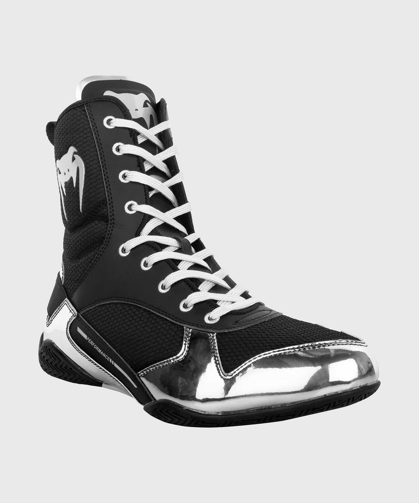 Chaussures de boxe Venum Elite - Noir/Argent