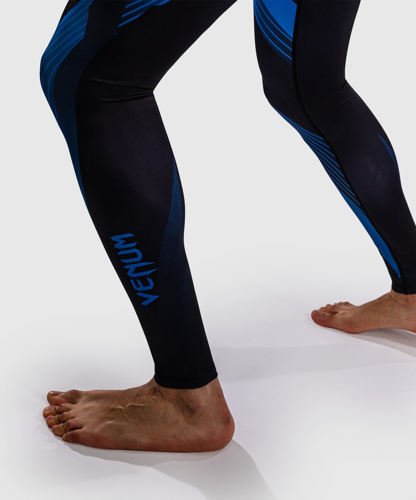 Venum No-Gi 6.0 Spats - Negro/Azul