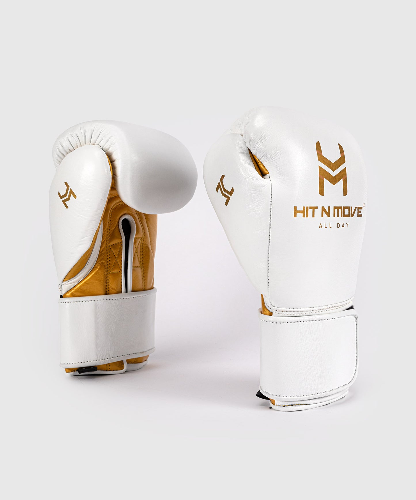 Gants de Boxe Hit N Move All Day® Pro Agility - Blanc/Or