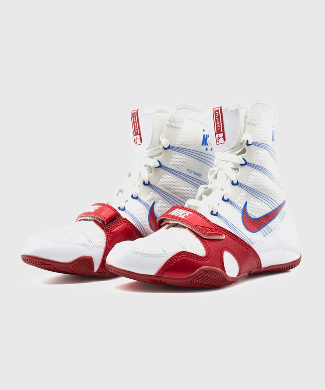 Nike Hyperko 1 Boxing Shoes - White/Red