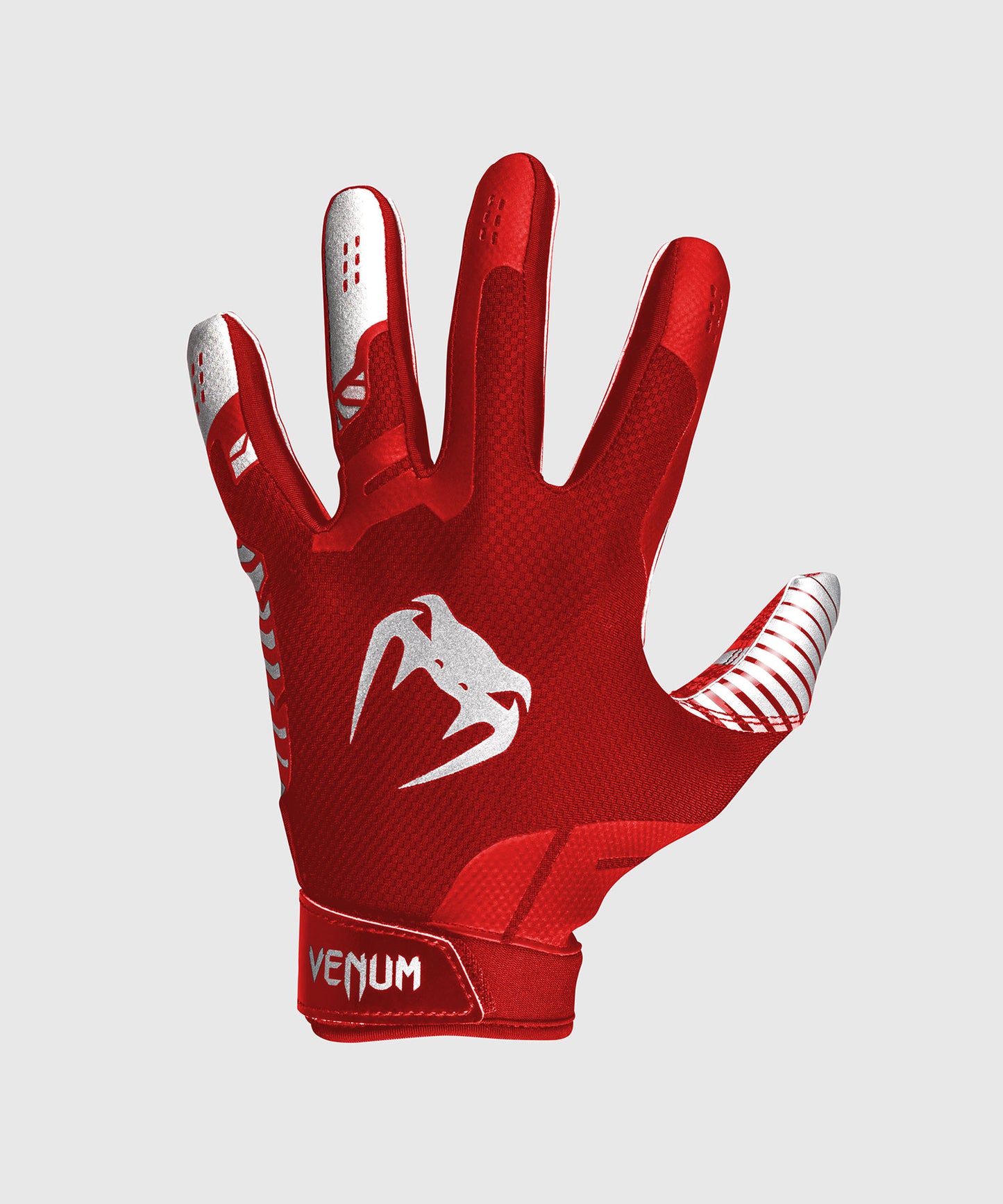 Venum Elite Guantes de Fútbol - Rojo/Plata