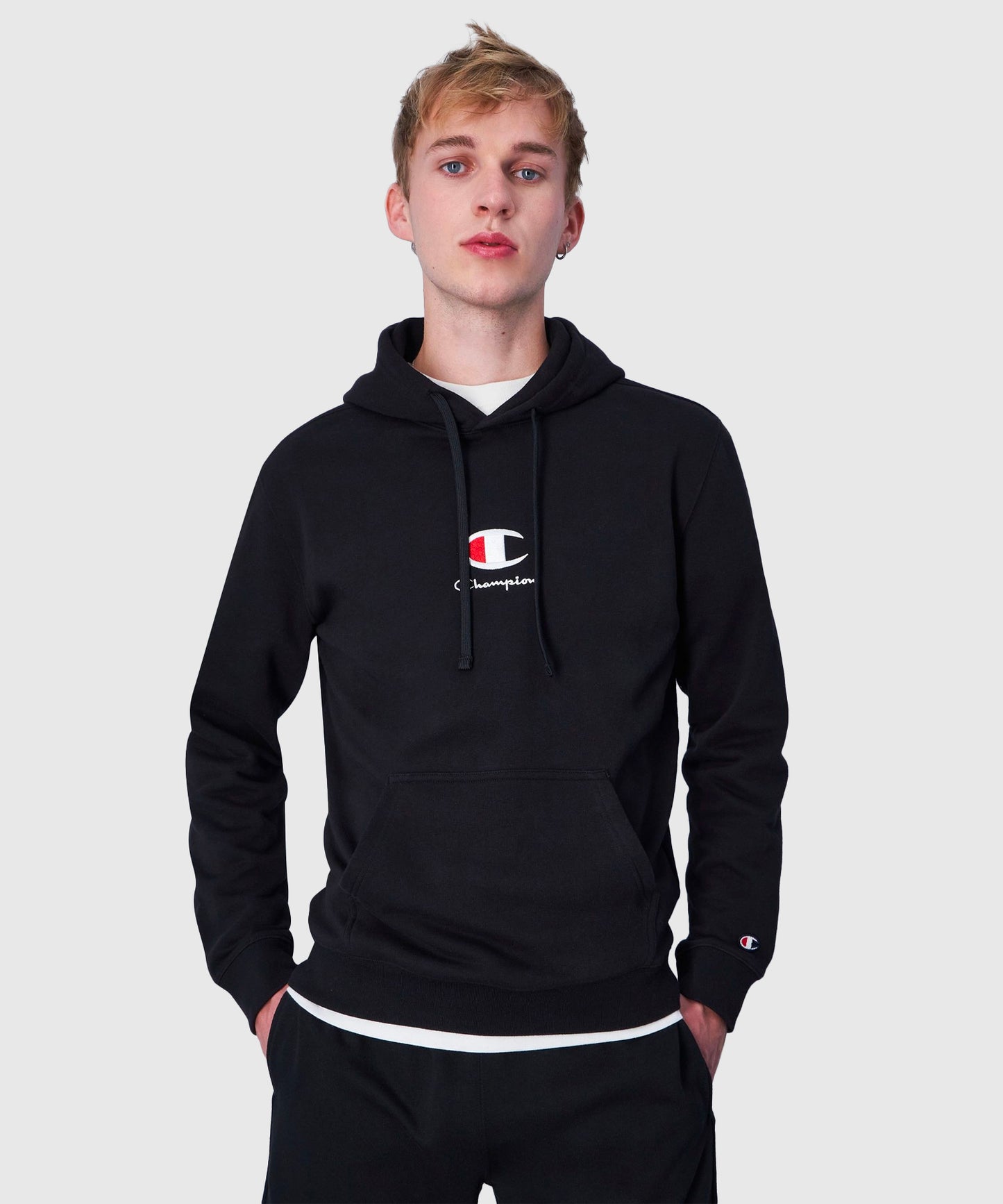 Champion Legacy Sudadera con Capucha – Negro