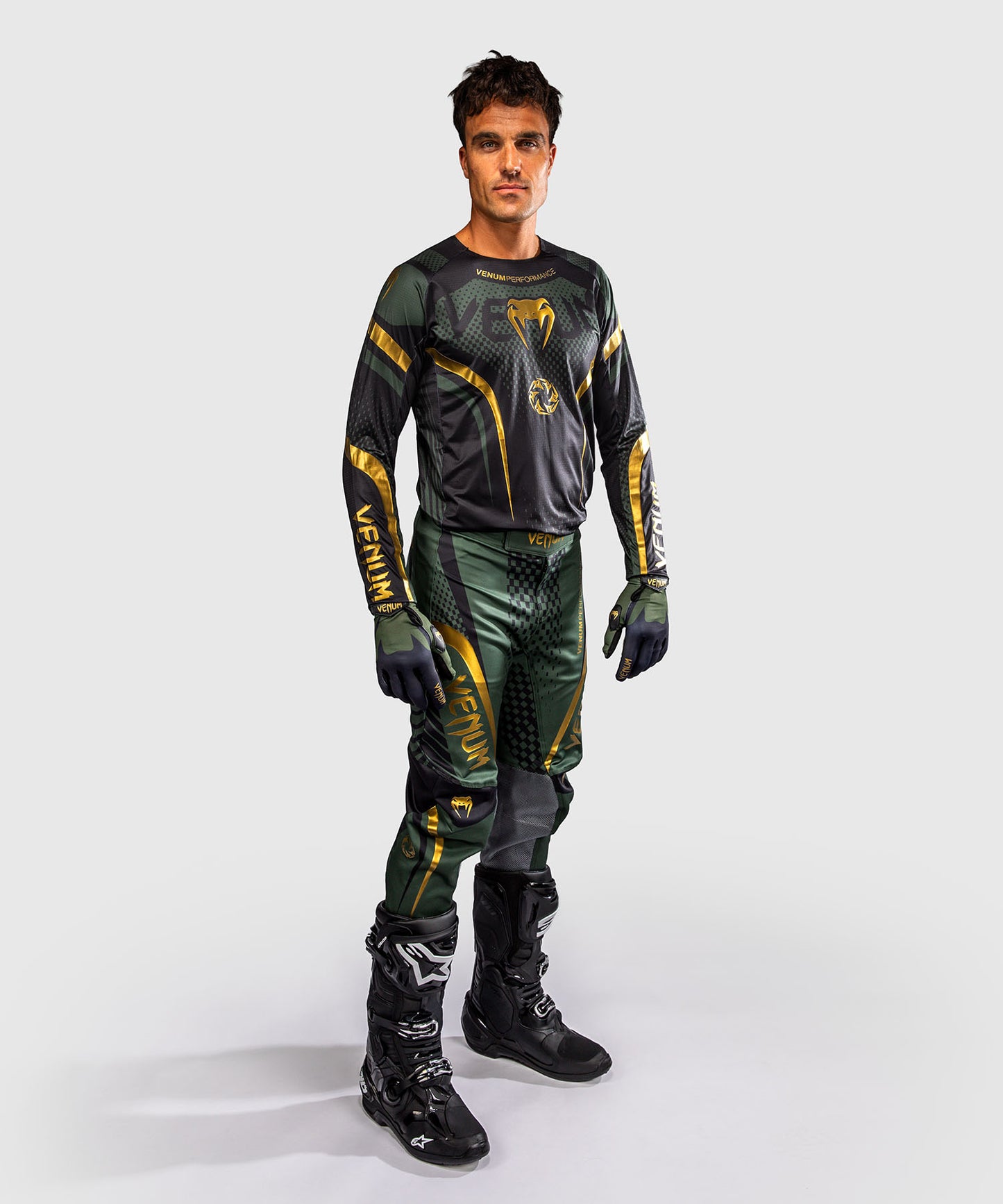 Pantalon de Motocross Venum MX Challenger - Noir/Vert/Or