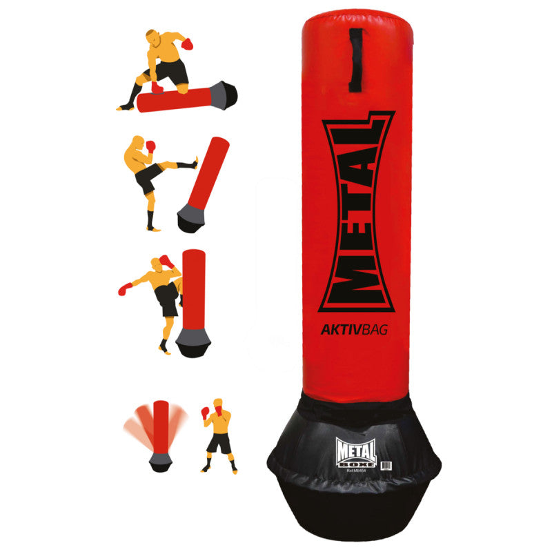 Acktivbag Sac de Boxeo Culbuto Metal – Negro