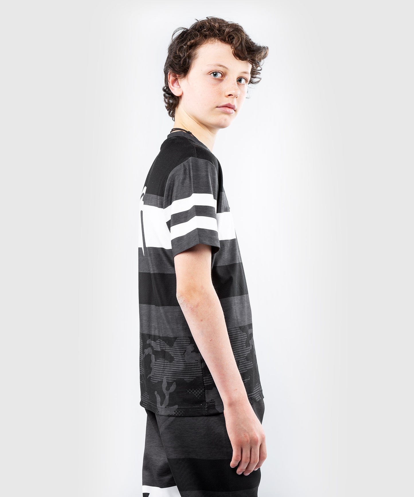 Venum Bandit Dry Tech T-Shirt - für Kinder - Schwarz/Grau