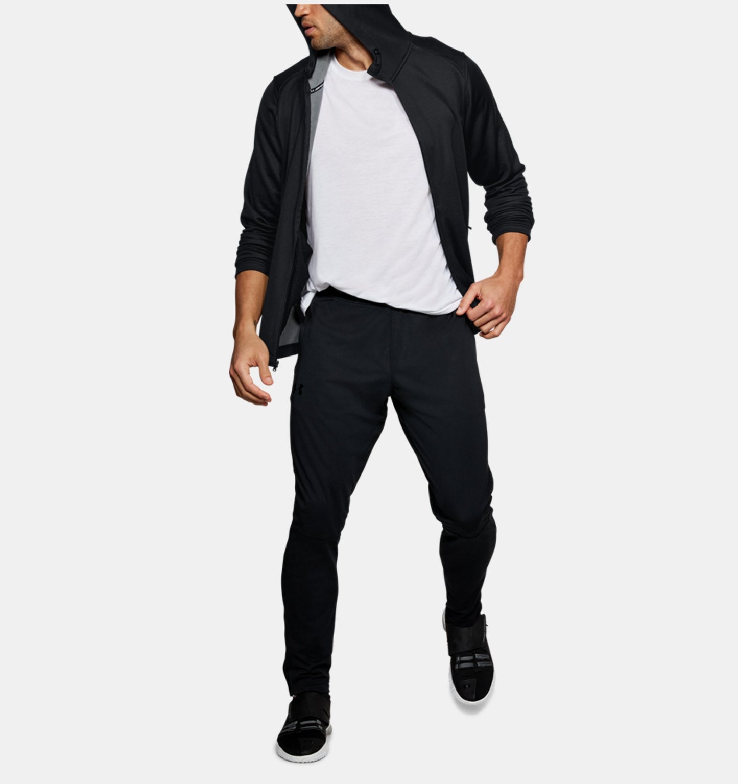 Under Armour MK-1 Terry FZ Sudadera con Capucha – Negro