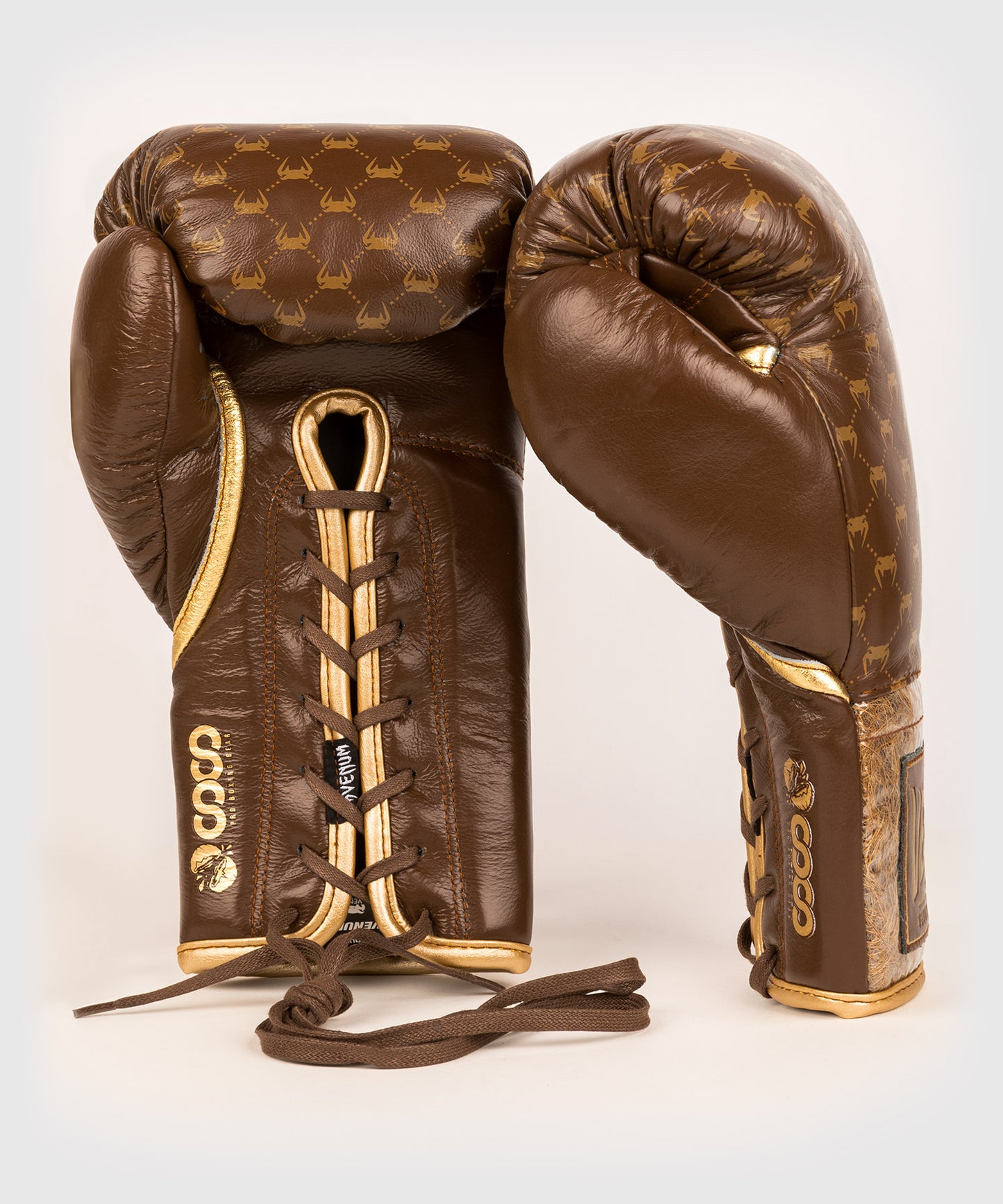 Guantes de boxeo Venum Coco Monogram Pro  - Marrón grisáceo