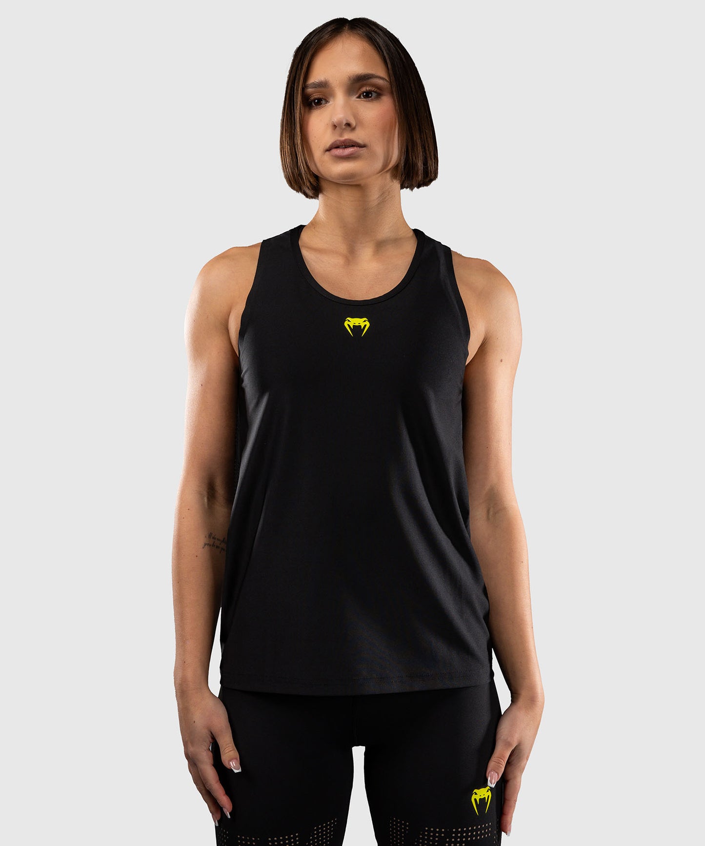 Débardeur Venum Lazer Dry Tech Pour Femme - Noir/Jaune