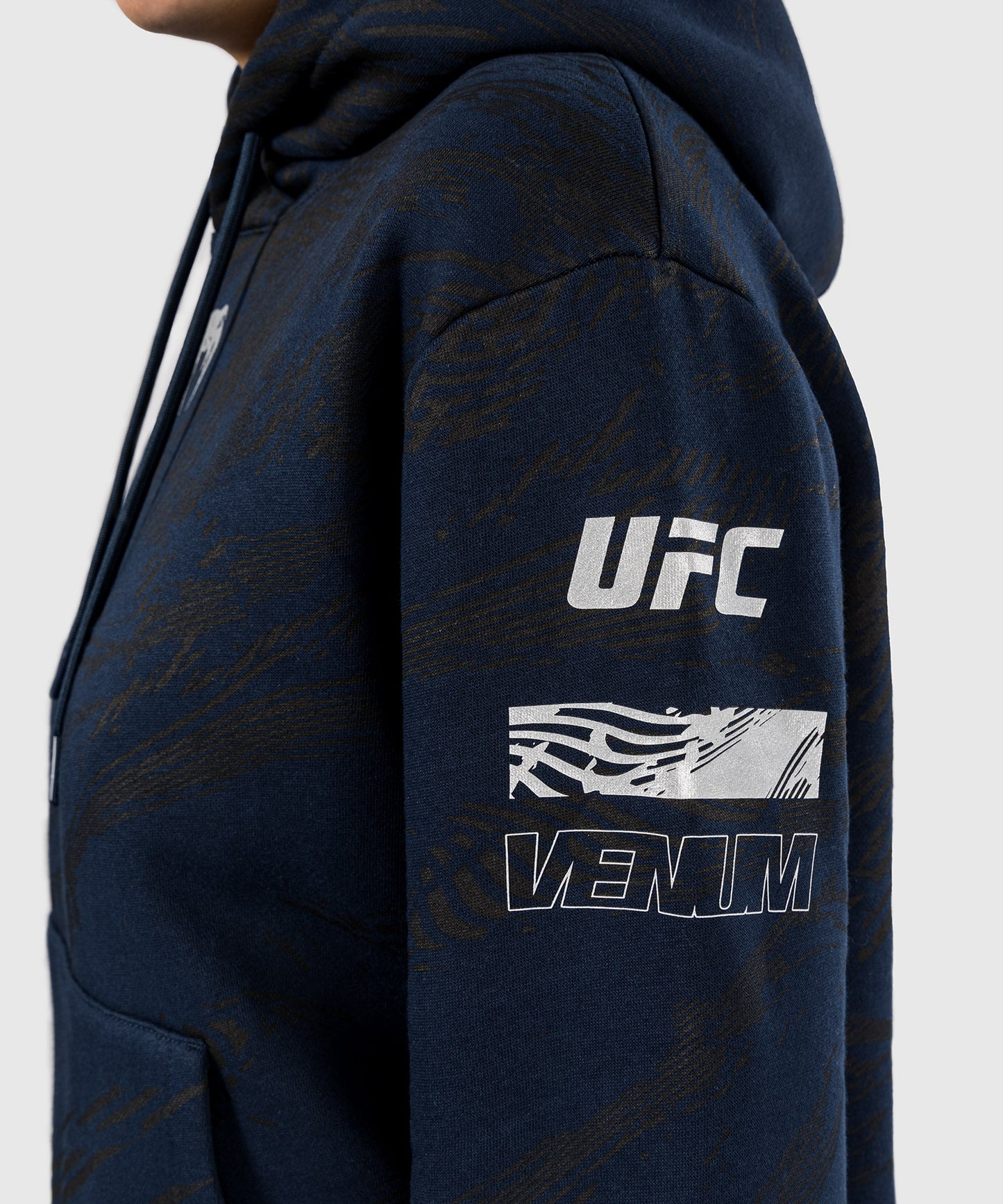 Sweatshirt à Capuche pour Femmes UFC Fusion by Venum Fight Week - Bleu Océanique