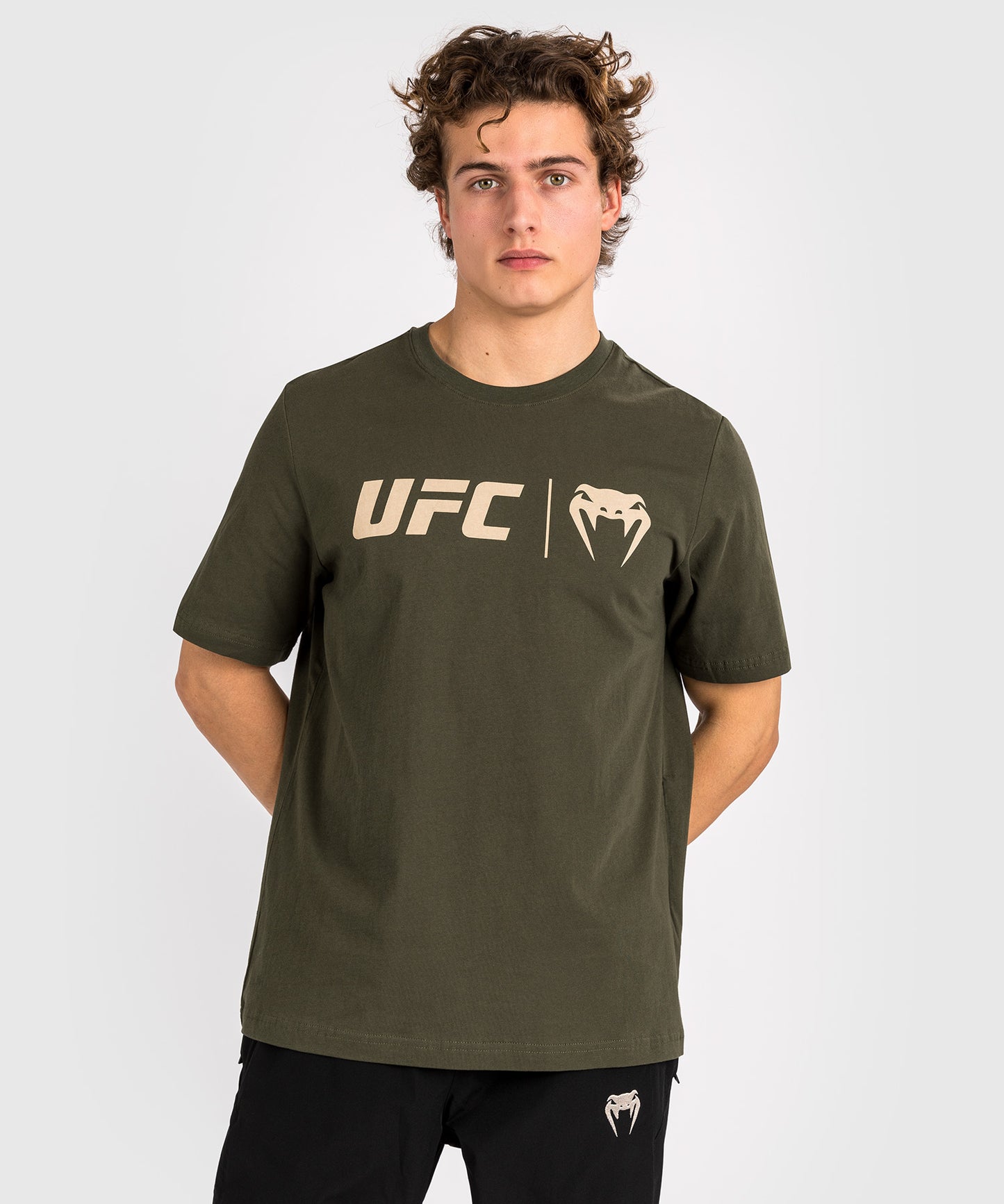 T-Shirt UFC Venum Classic - Kaki/Bronze